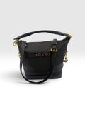 Louis Vuitton Black Grained Calfskin Cruiser PM Bag w/ Two Straps
