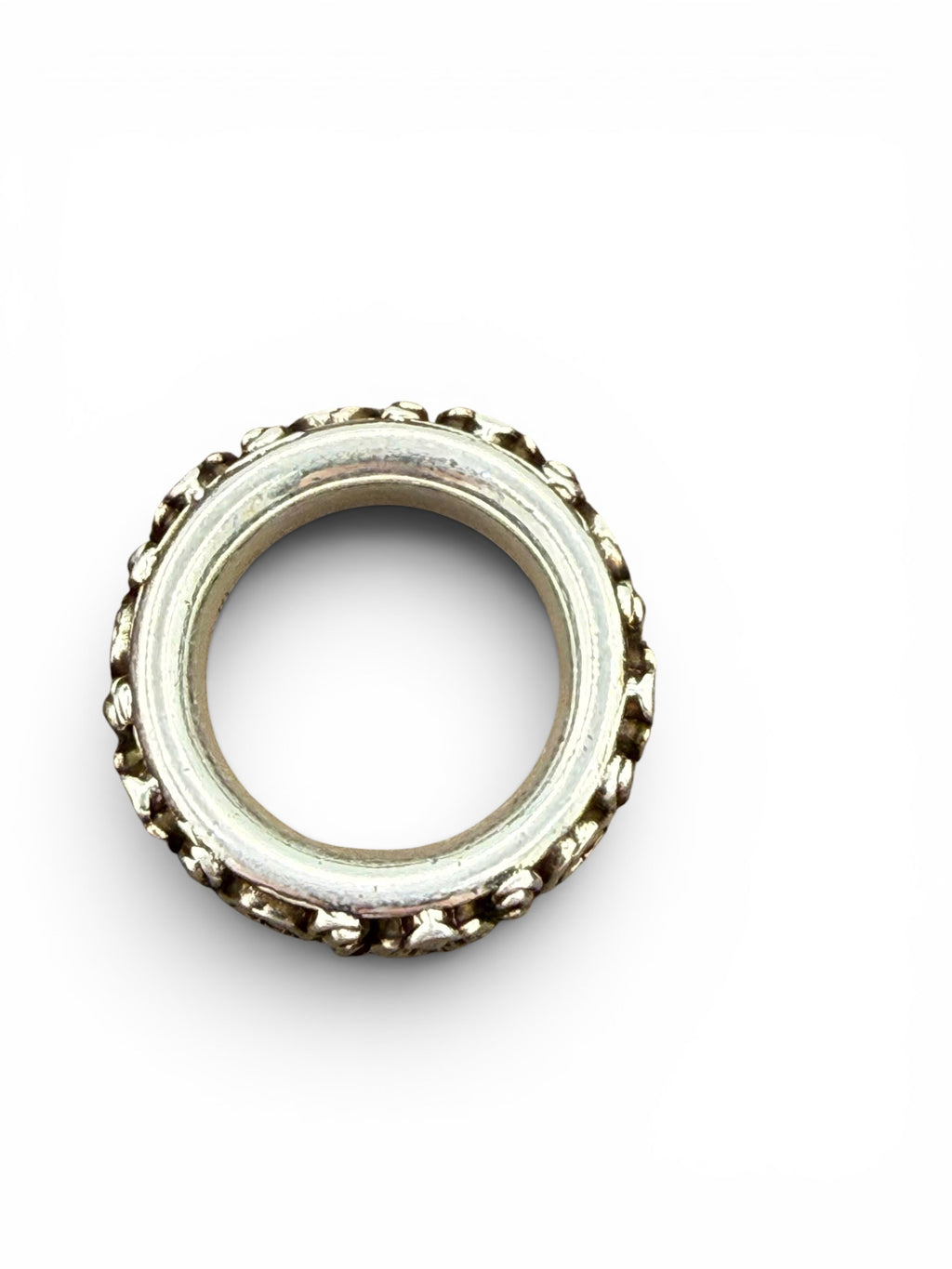 Gucci Interlocking G Bloom Sterling Silver Ring – US Size 5