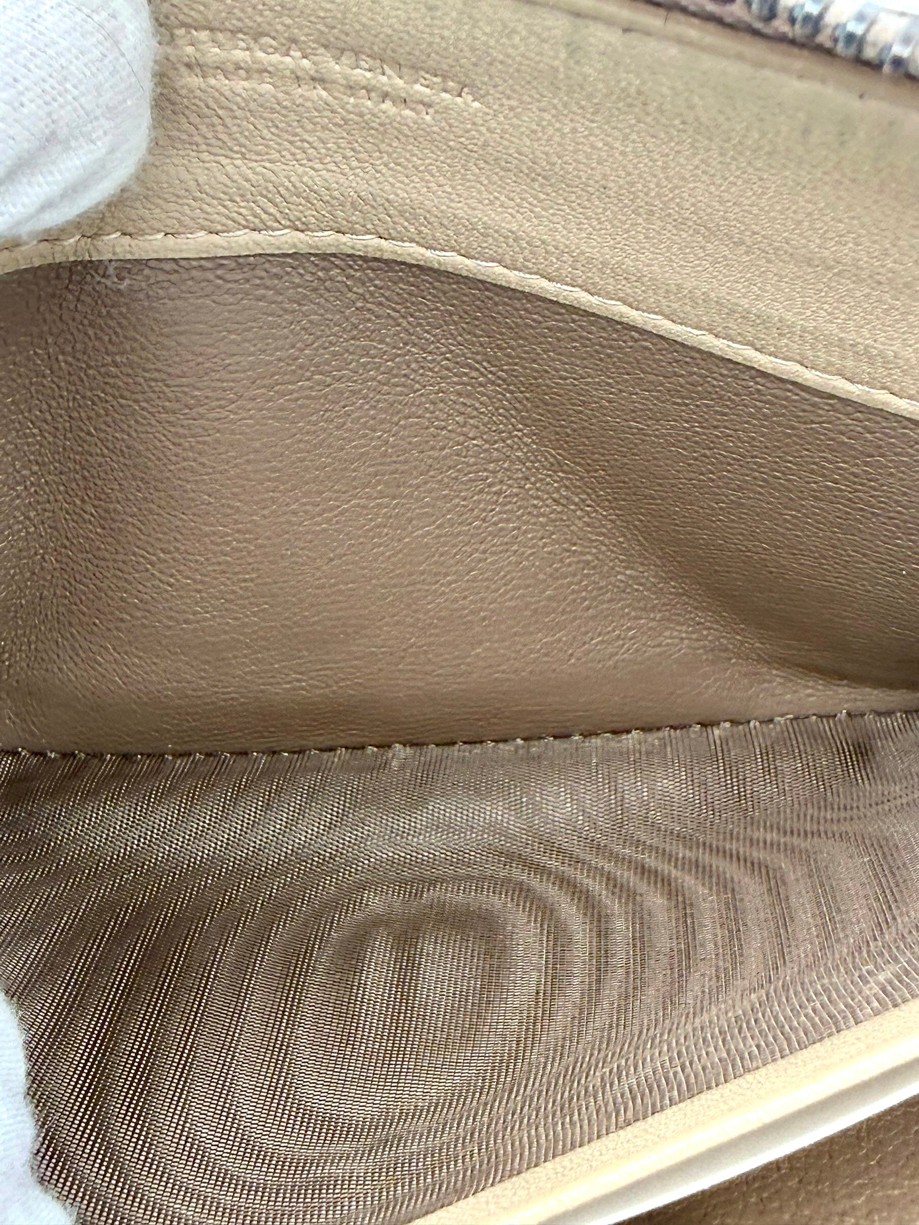 Bottega Veneta Intrecciato Zip Around Wallet In Beige Nappa Leather With Python Trim