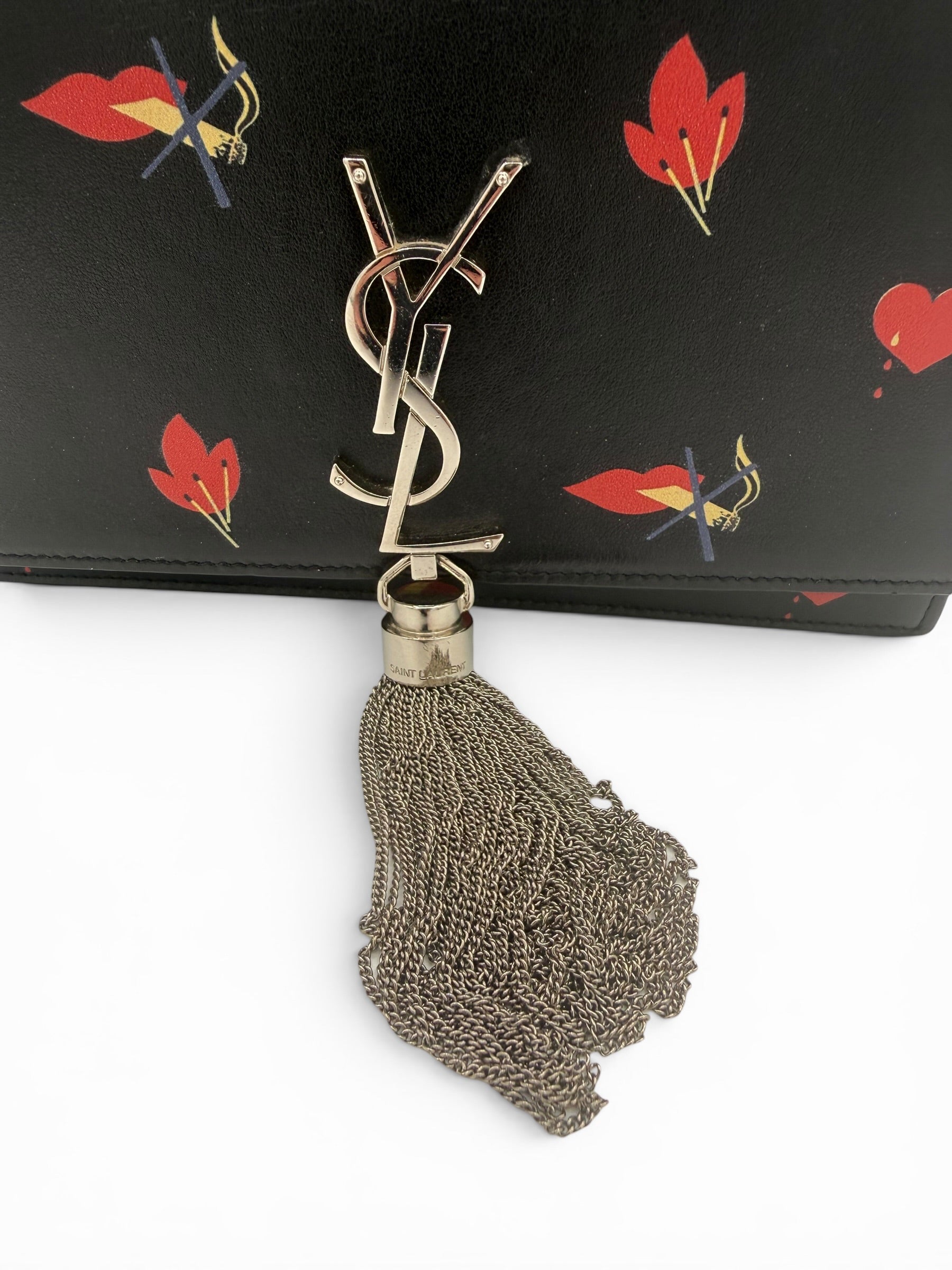 Saint Laurent Kate Tassel Leather Handbag On Chain