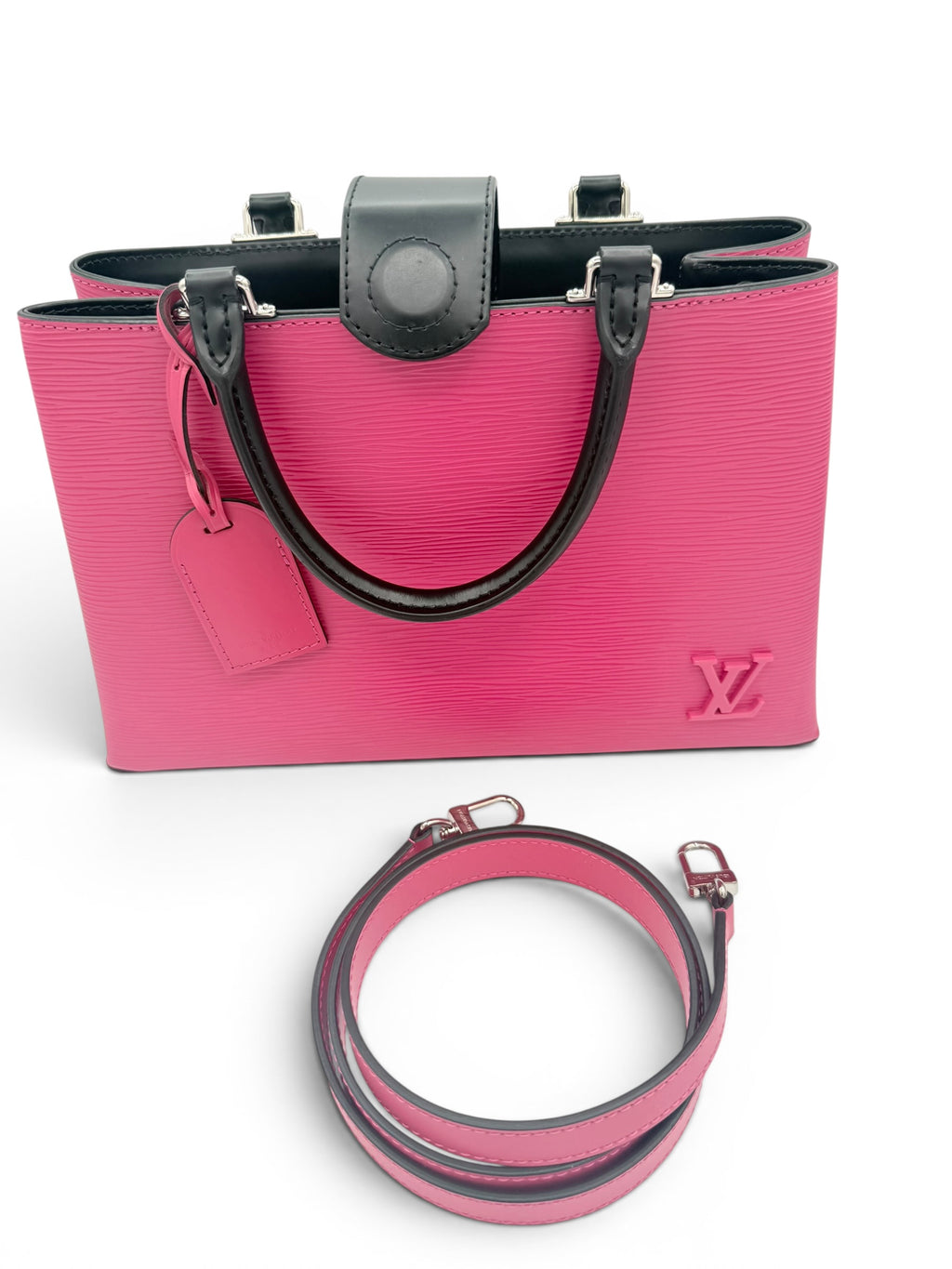 Louis Vuitton Klebler PM Hot Pink Epi Leather - Like New with Box