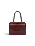 Vintage Chanel 1998 Burgundy Lambskin CC Pocket Tote Bag