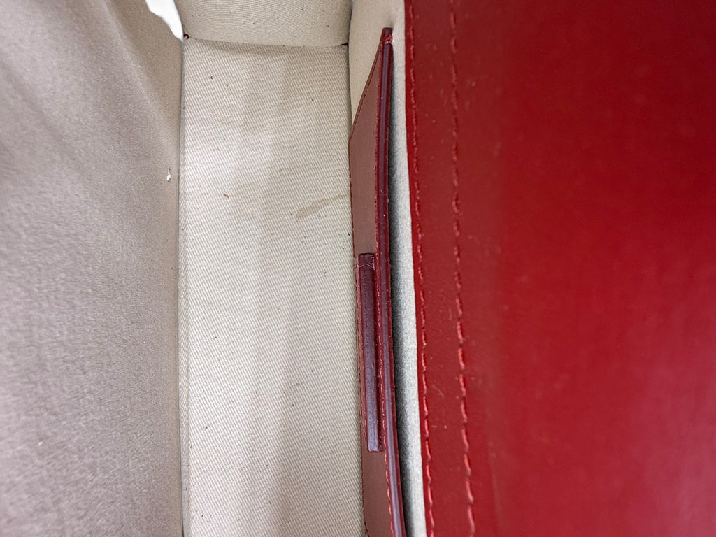 Jacquemus Le Grand Bambino Red Leather Top Handle Bag
