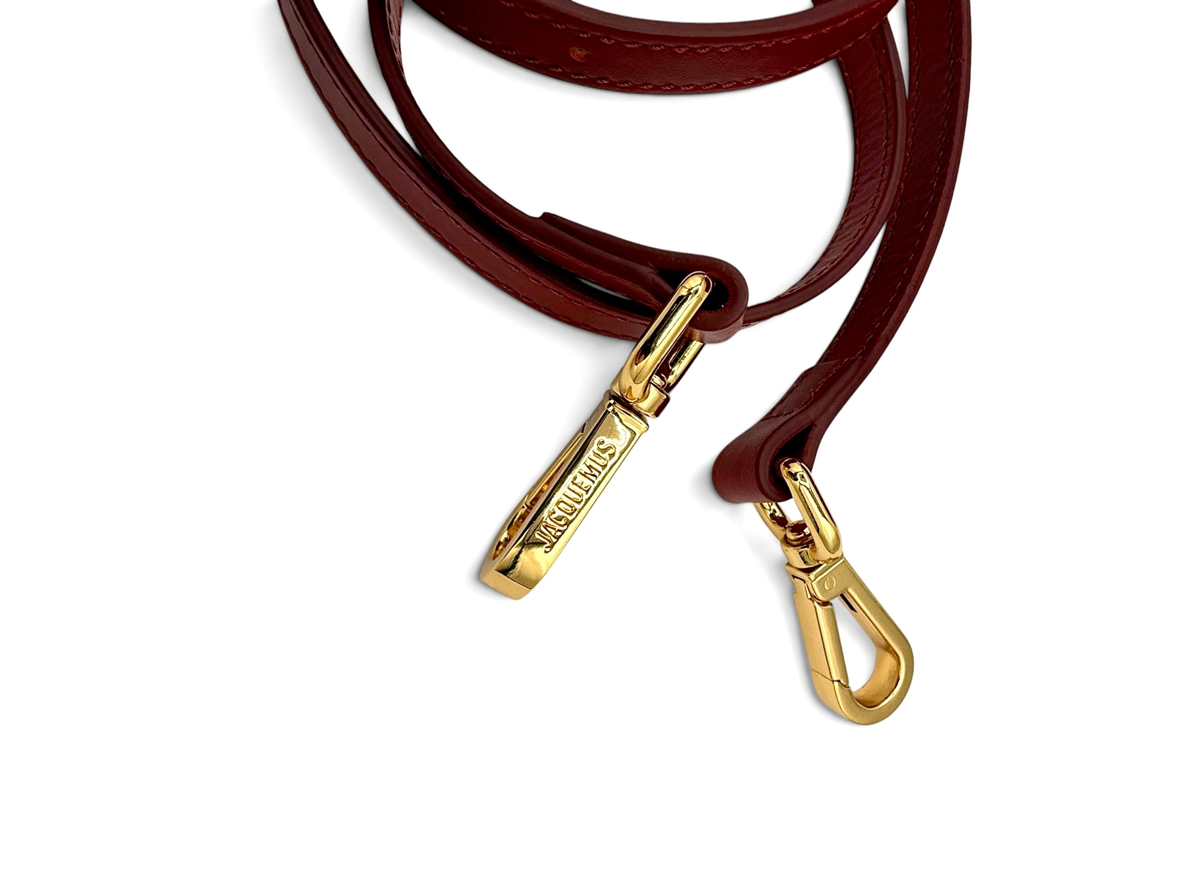 Jacquemus Le Grand Bambino Red Leather Top Handle Bag