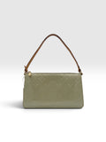 Louis Vuitton Vintage Vernis Lexington Pochette Sage Green Patent Leather