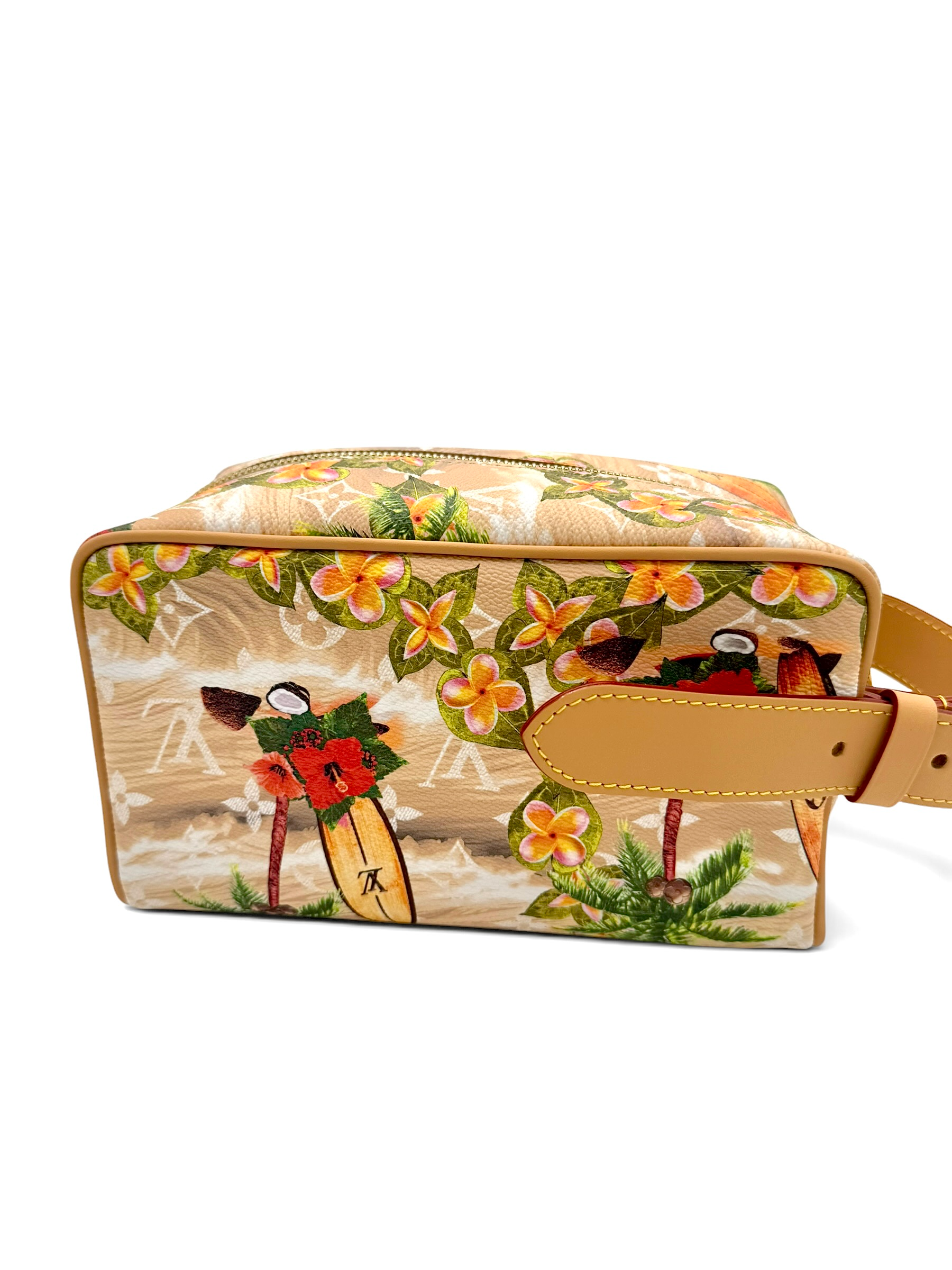 Louis Vuitton Monogram Surfin’ Locker Dopp Kit Sand | Pharrell Pre-Fall 2024