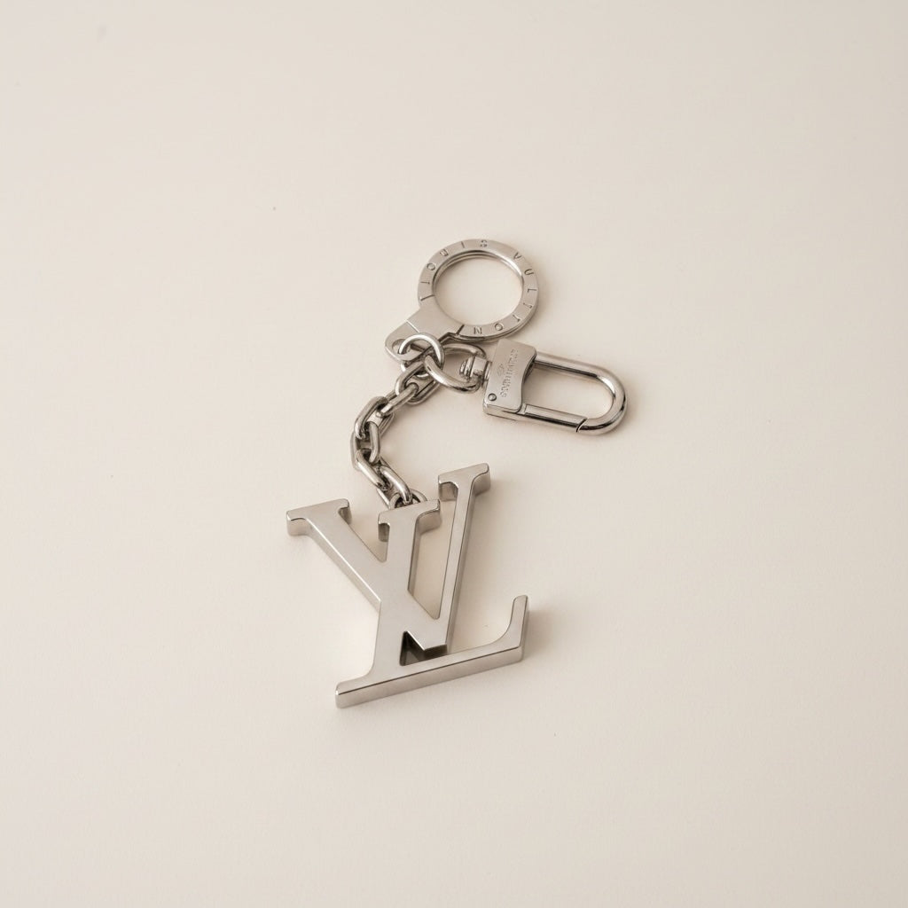 Louis Vuitton LV Bag Charm Silver