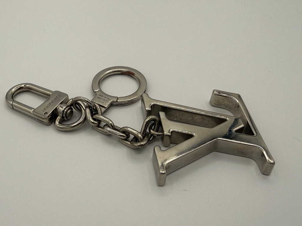 Louis Vuitton LV Bag Charm Silver