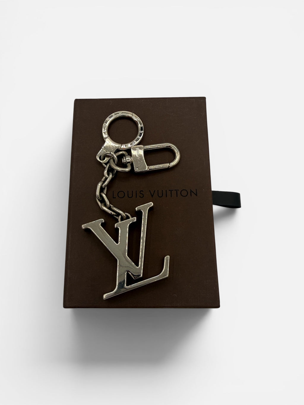Louis Vuitton LV Bag Charm Silver