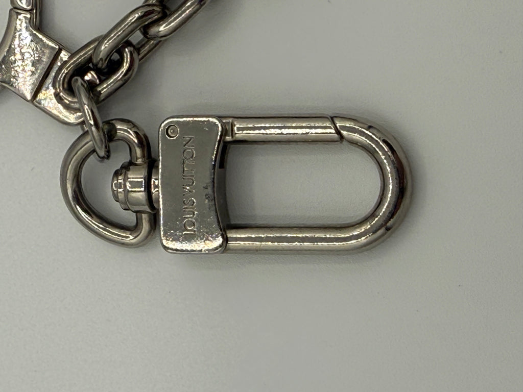 Louis Vuitton LV Bag Charm Silver