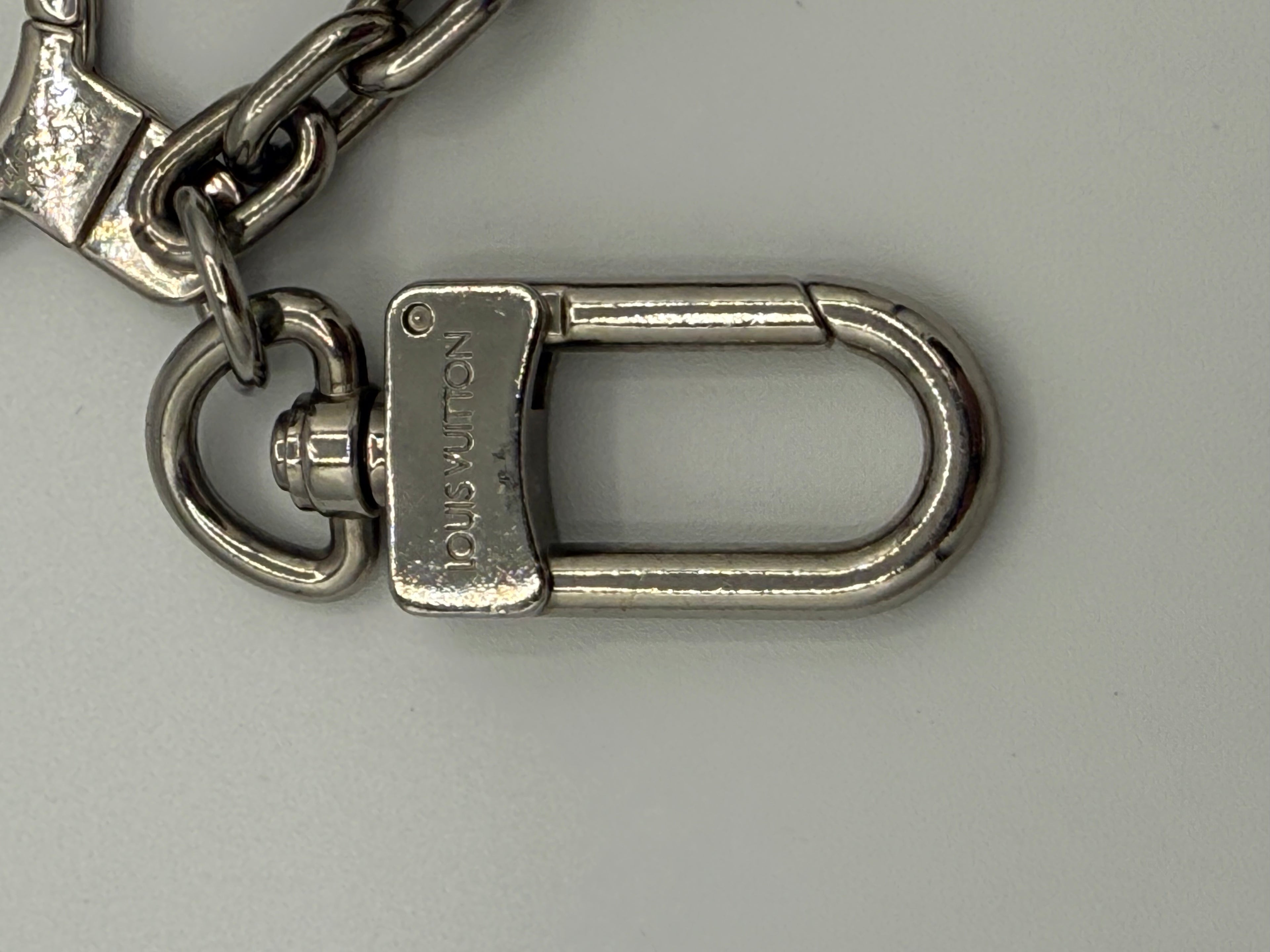 Louis Vuitton LV Bag Charm Silver
