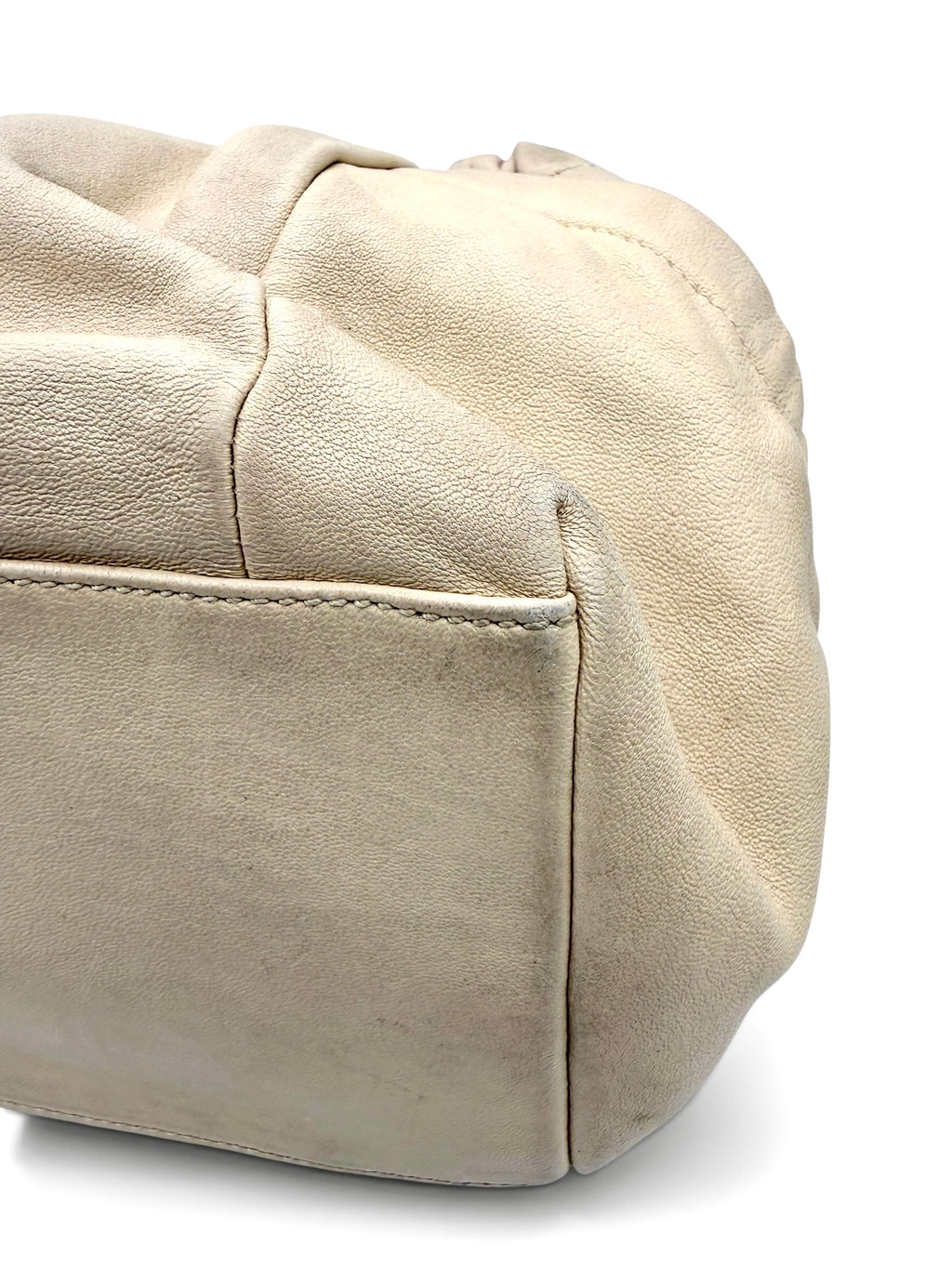 Salvatore Ferragamo Miss Vara Bow Tote – Beige Leather Vintage