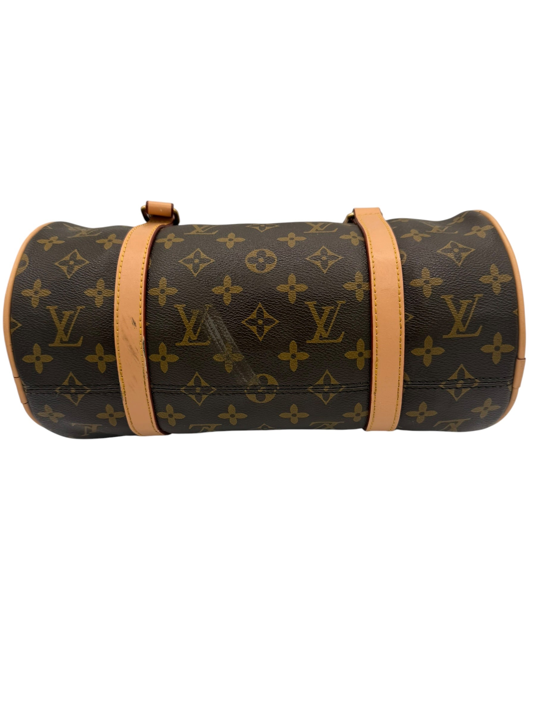 Louis Vouitton Monogram Papillon Barrel Bag Brown