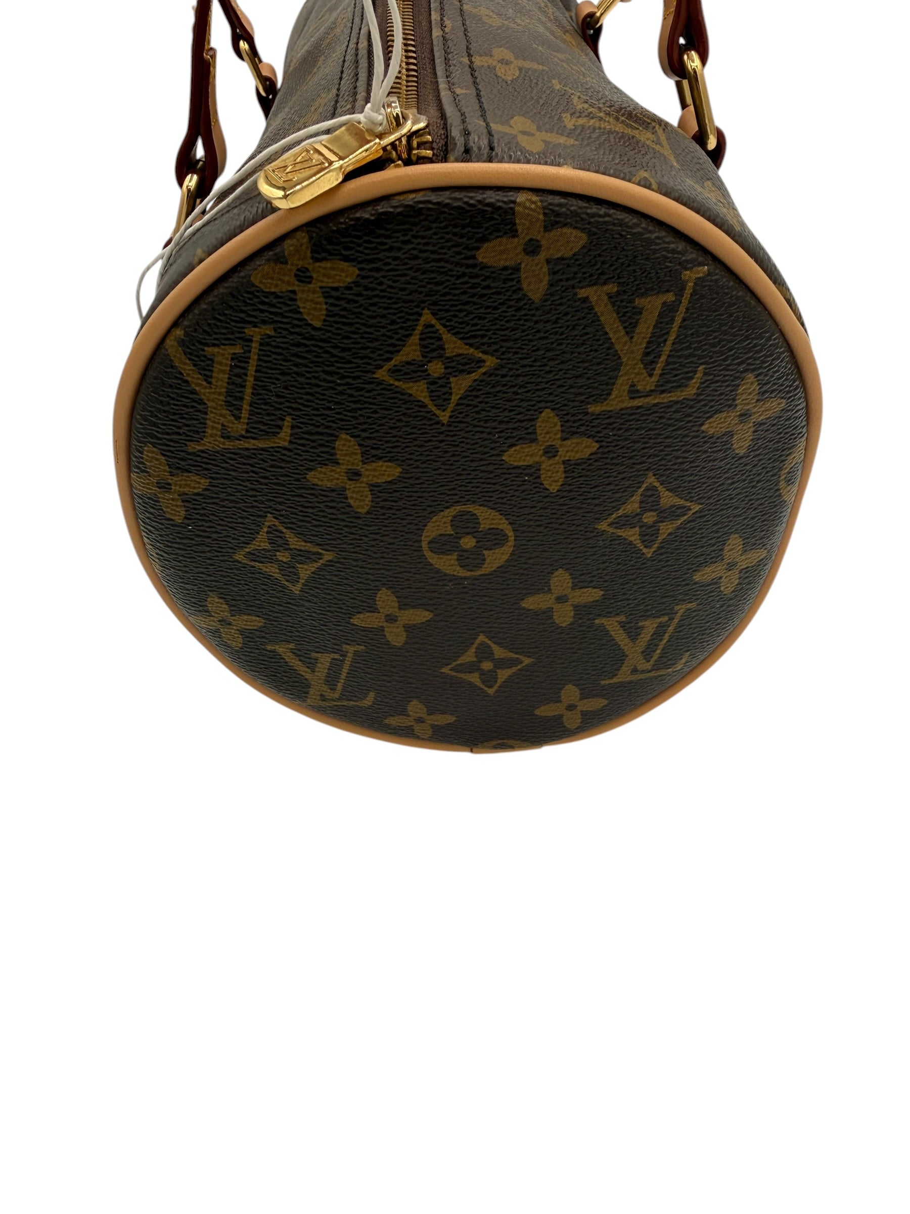 Louis Vouitton Monogram Papillon Barrel Bag Brown