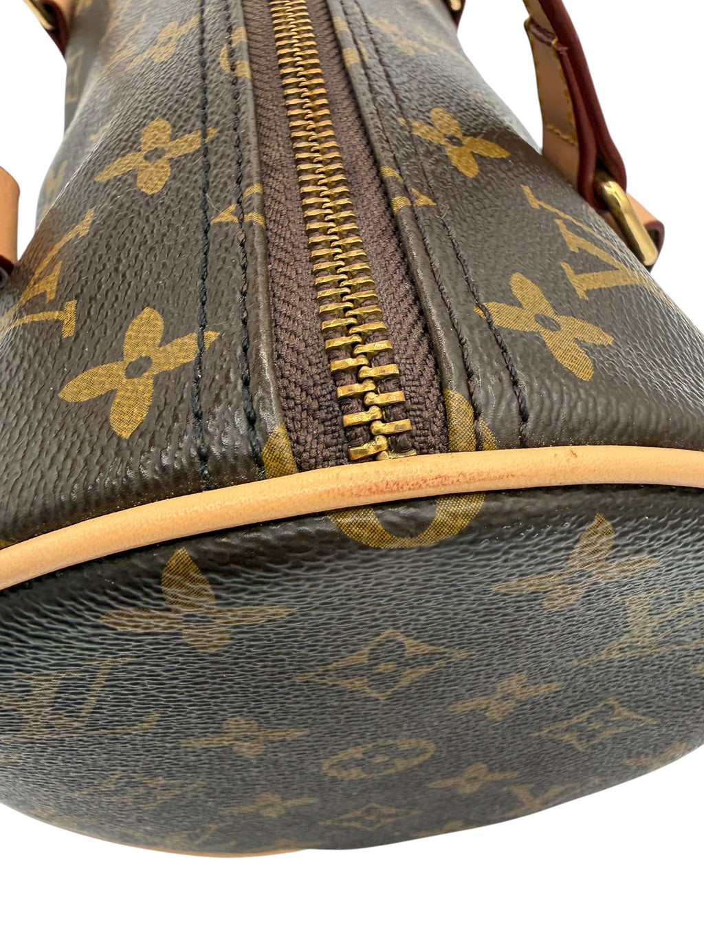 Louis Vouitton Monogram Papillon Barrel Bag Brown