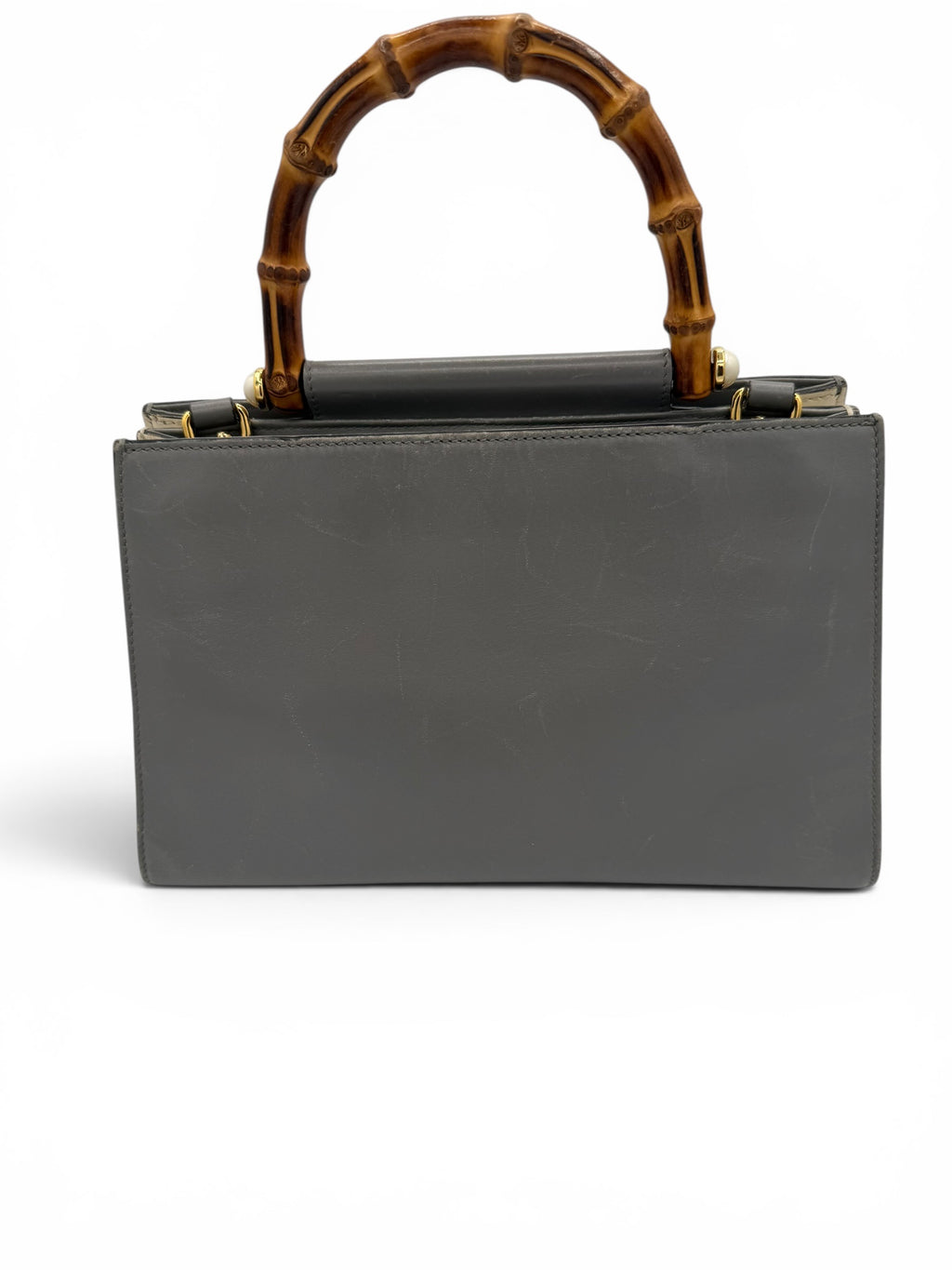 Gucci Nymphaea Bamboo Top Handle Bag