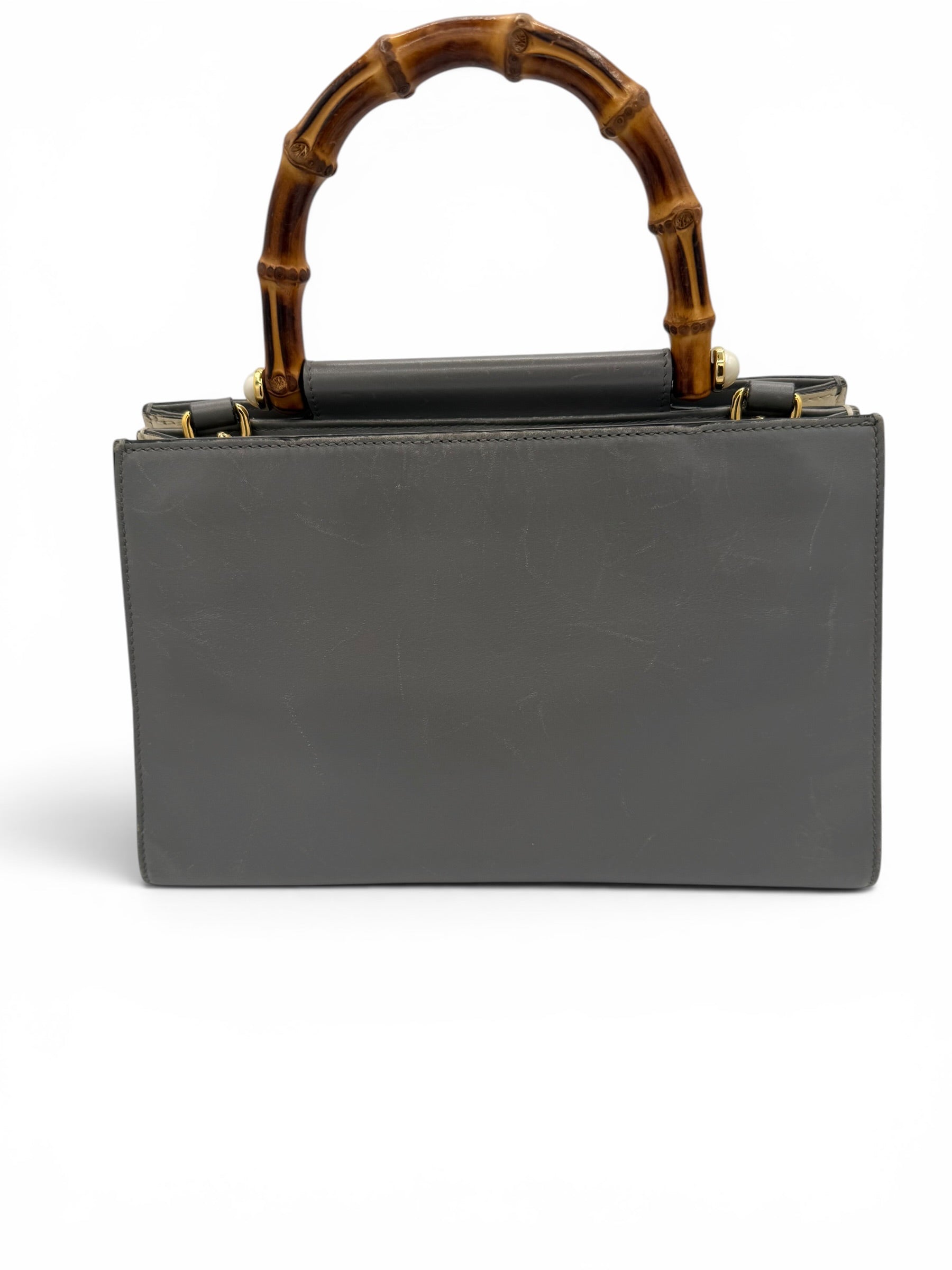 Gucci Nymphaea Bamboo Top Handle Bag