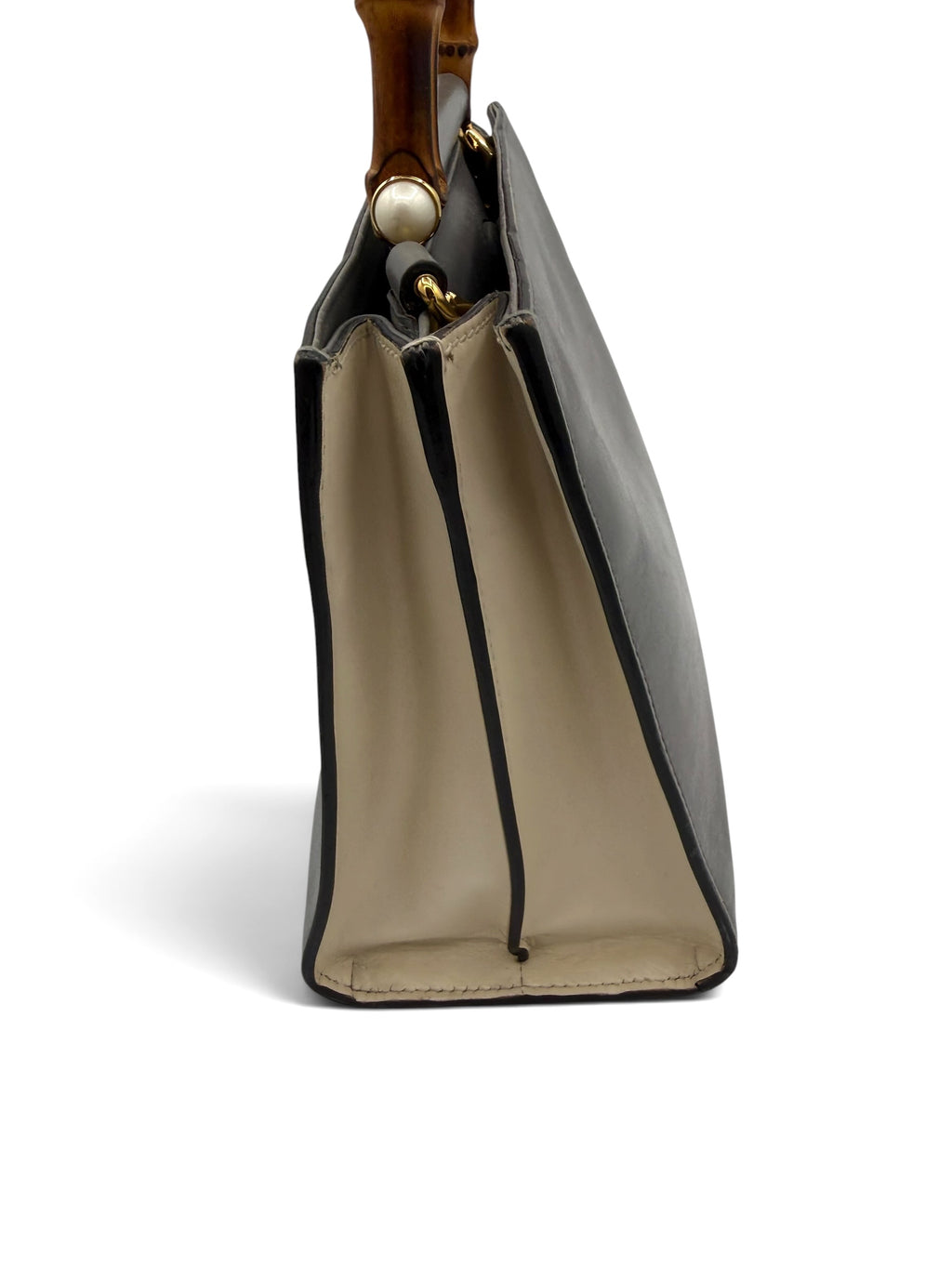 Gucci Nymphaea Bamboo Top Handle Bag