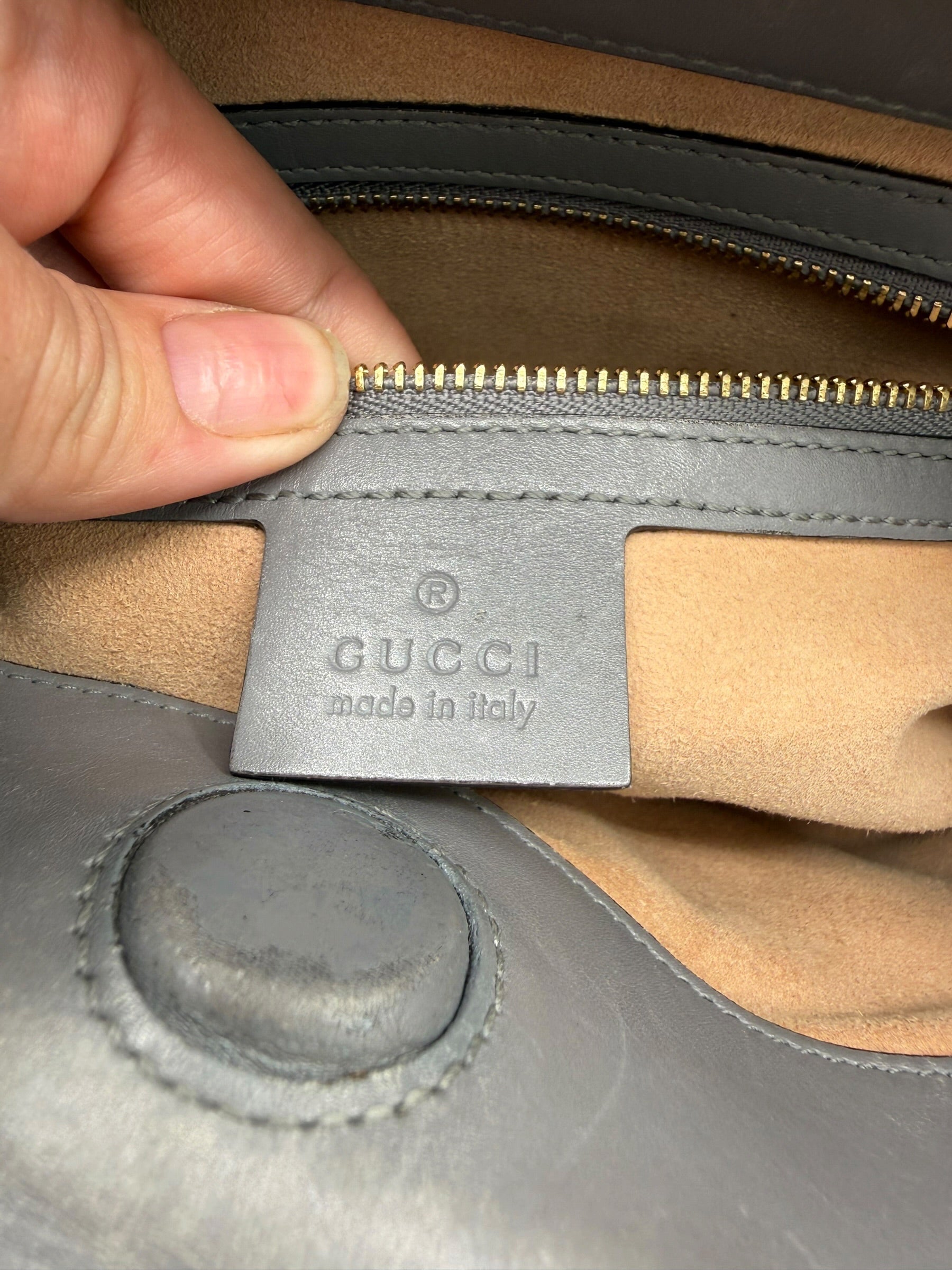 Gucci Nymphaea Bamboo Top Handle Bag