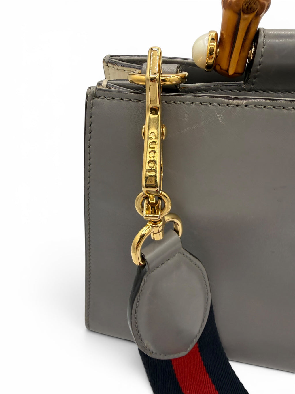 Gucci Nymphaea Bamboo Top Handle Bag