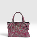 Bottega Veneta Pink Leopard Print Nylon Tote Bag