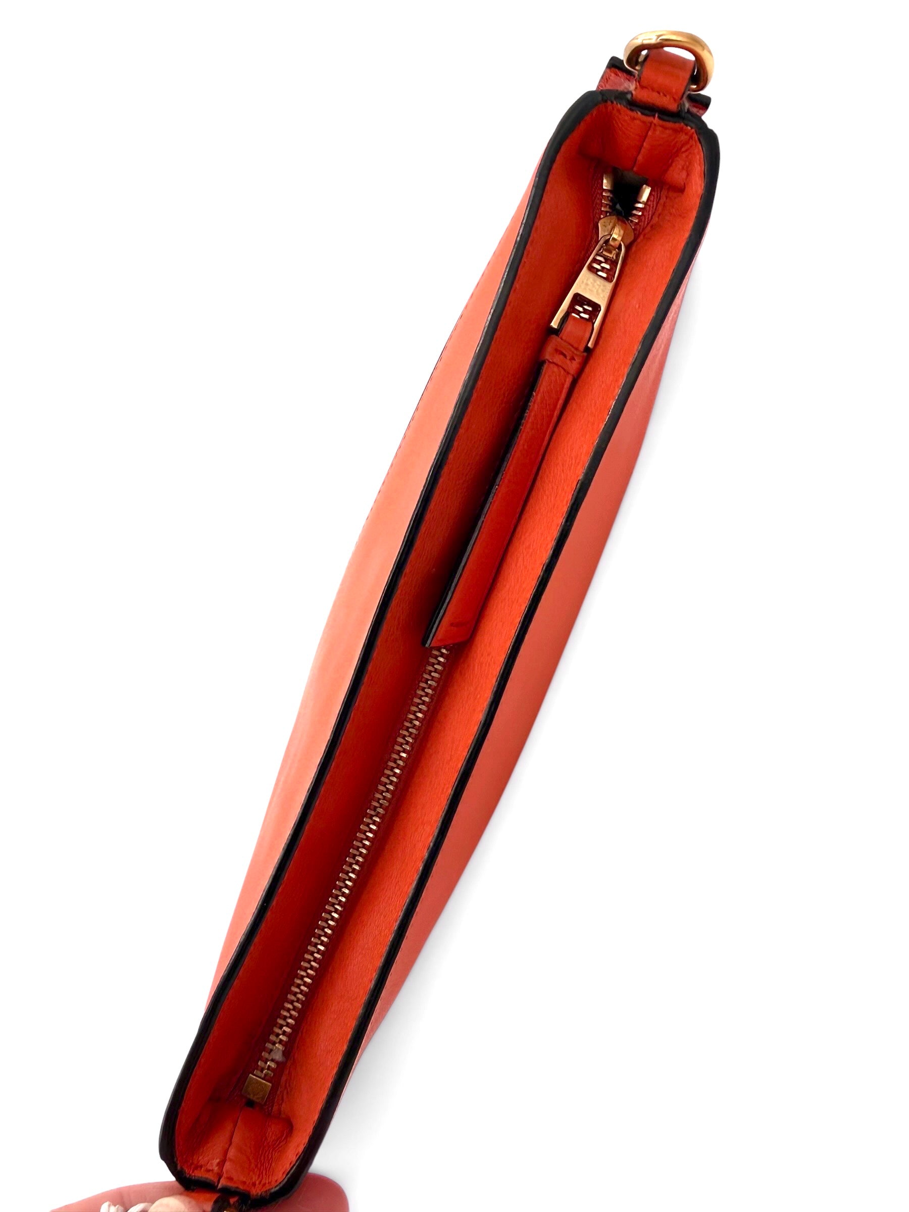 Loewe Puzzle Leather Handbag Orange