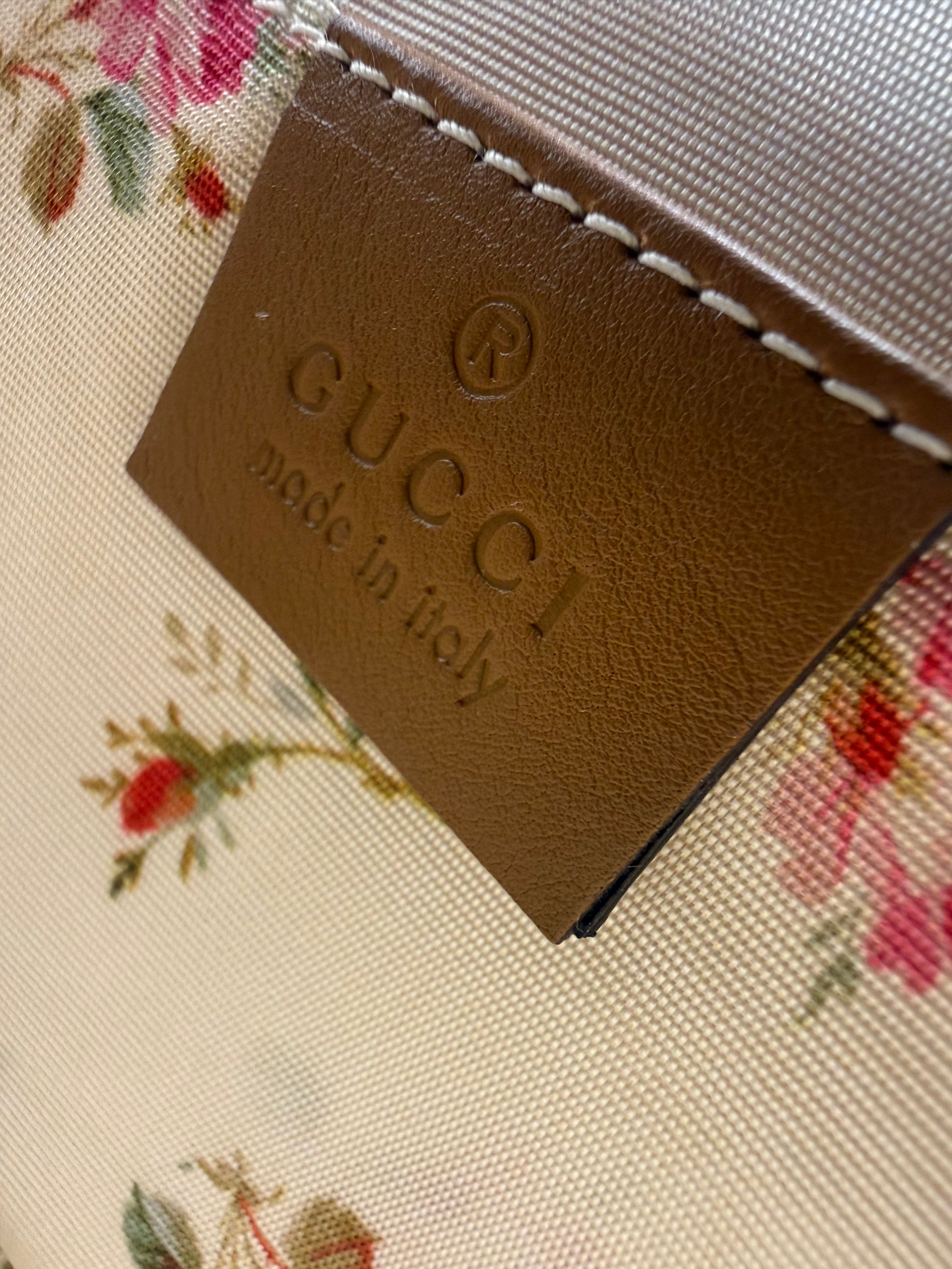 Gucci Python Ophidia bag w double G emblem Raffia/Python