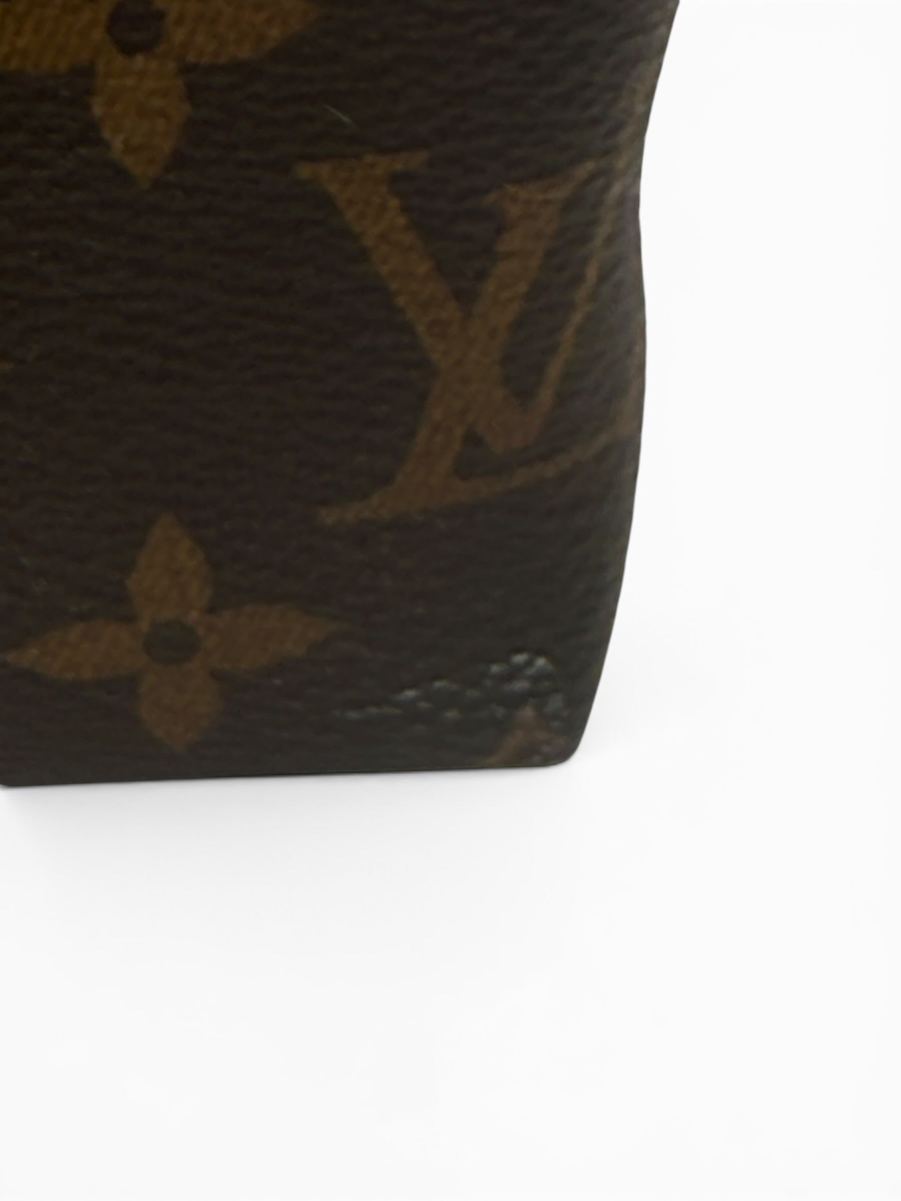 Louis Vuitton Saint Placide Monogram Canvas & Cerise Leather Crossbody Bag