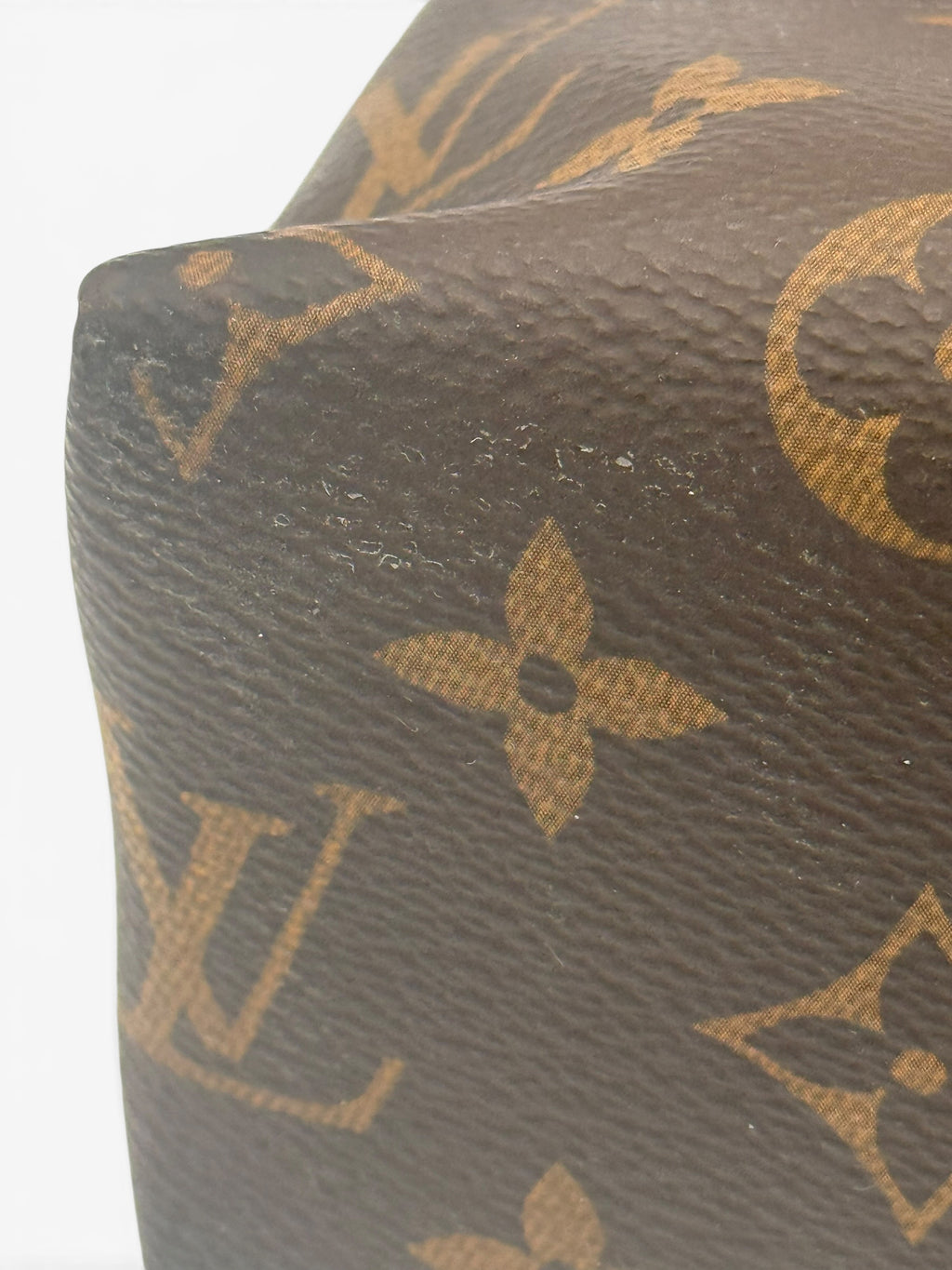 Louis Vuitton Saint Placide Monogram Canvas & Cerise Leather Crossbody Bag