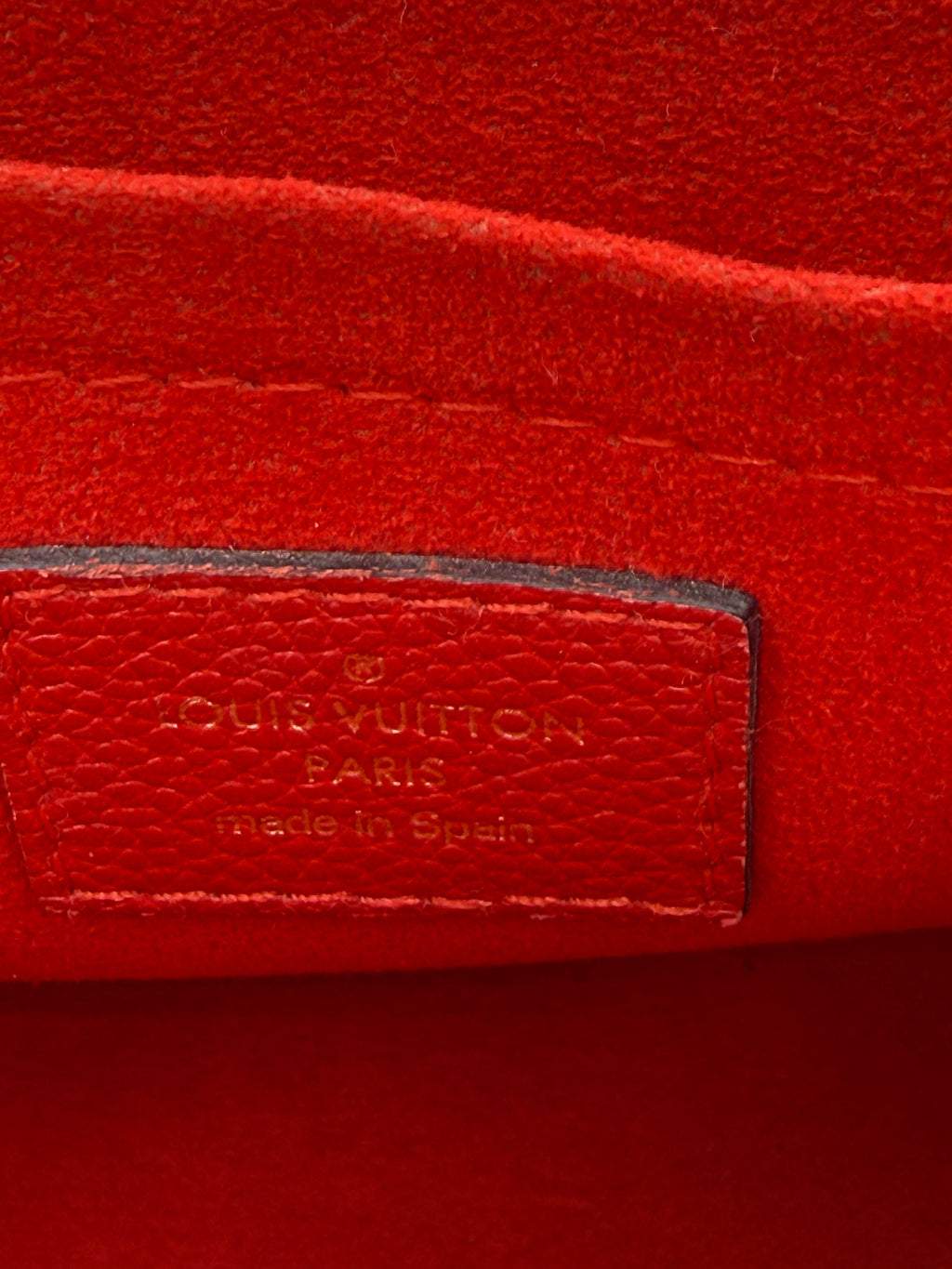 Louis Vuitton Saint Placide Monogram Canvas & Cerise Leather Crossbody Bag