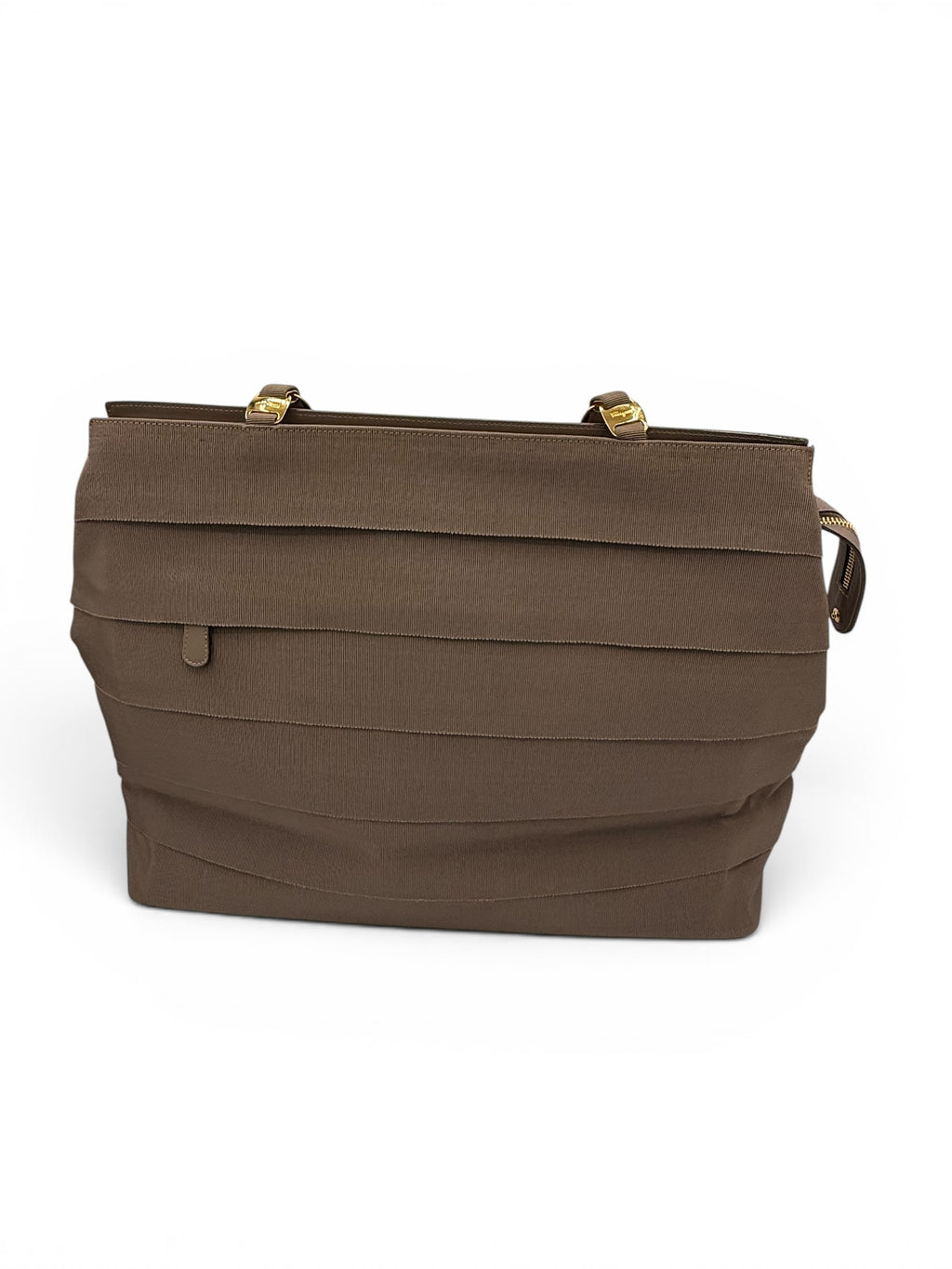 Salvatore Ferragamo Vintage Vara Ribbon Tiered Chain Tote Bag