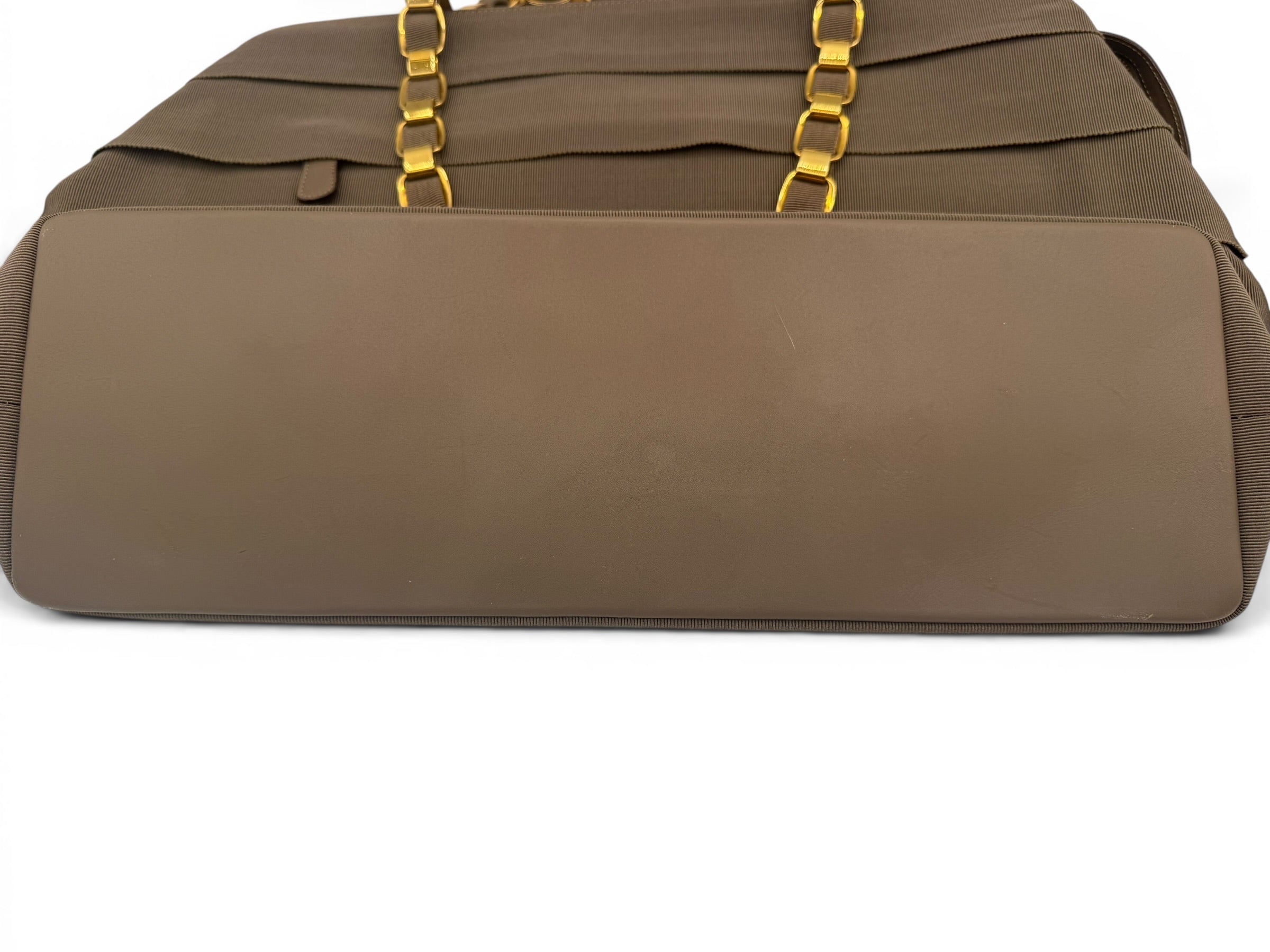 Salvatore Ferragamo Vintage Vara Ribbon Tiered Chain Tote Bag