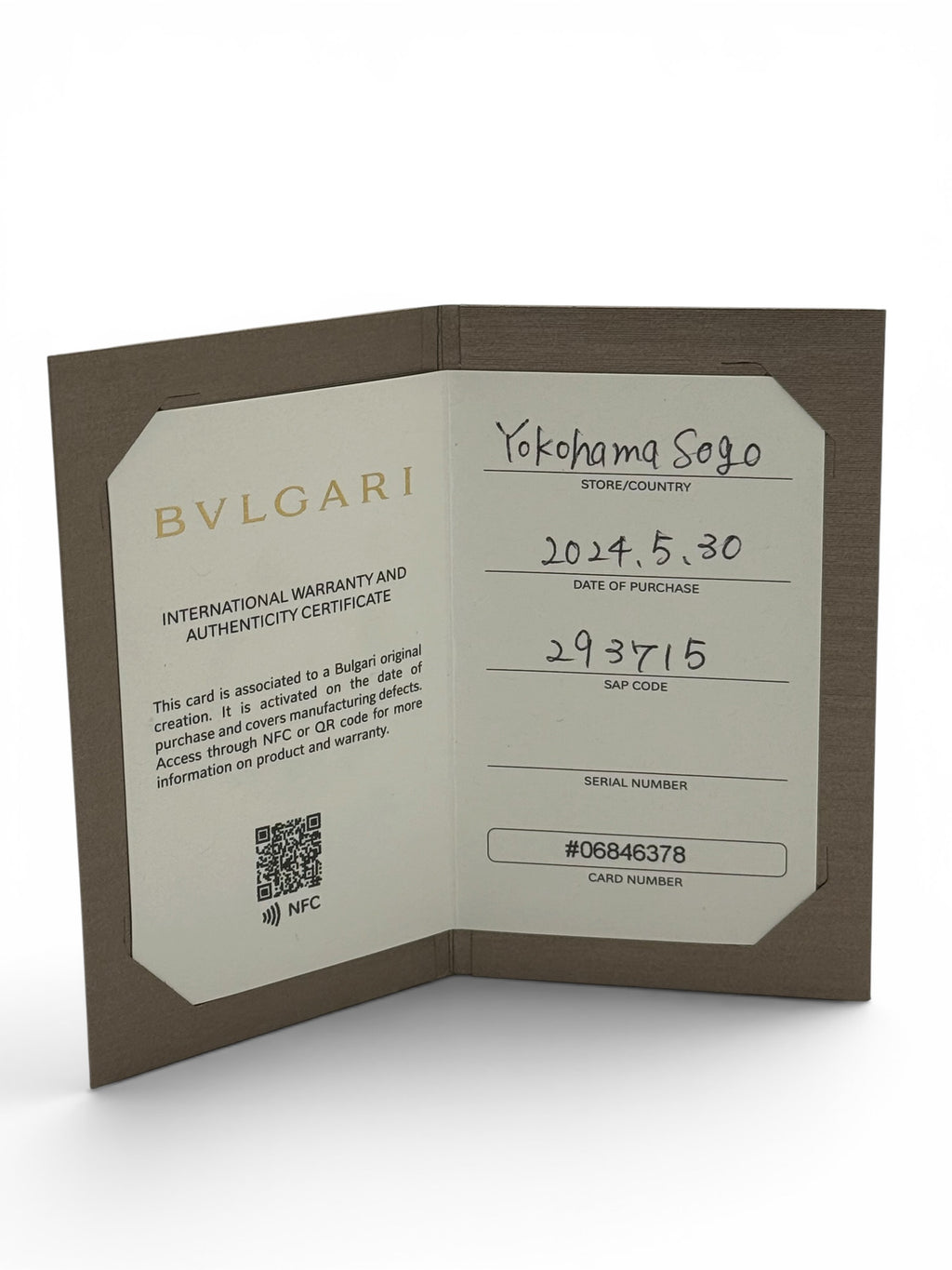 Bvlgari Serpenti Forever Turqoiuse Leather Zip Wallet on Chain, Box, NFC Card & Papers
