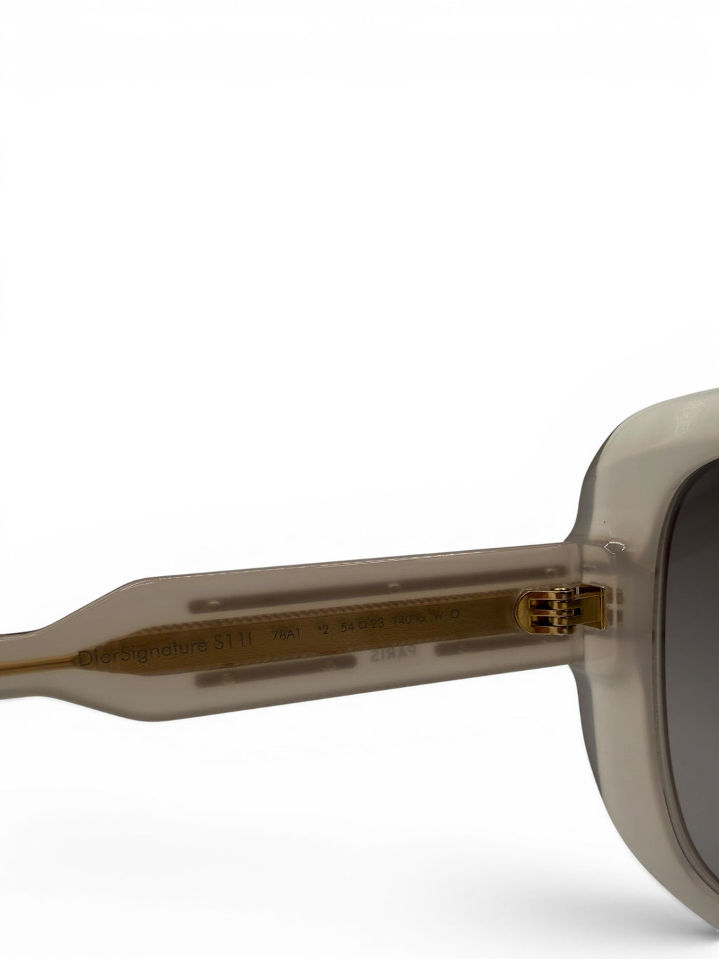 Christian Dior Signature S1I Oversized Square Sunglasses Taupe Gray Gradient Lenses