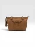 Gucci Soho Brown Leather Medium Top Handle Tote Bag