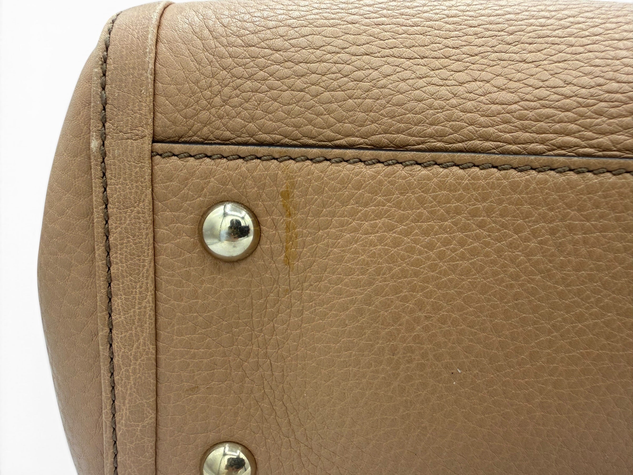 Gucci Soho Brown Leather Medium Top Handle Tote Bag