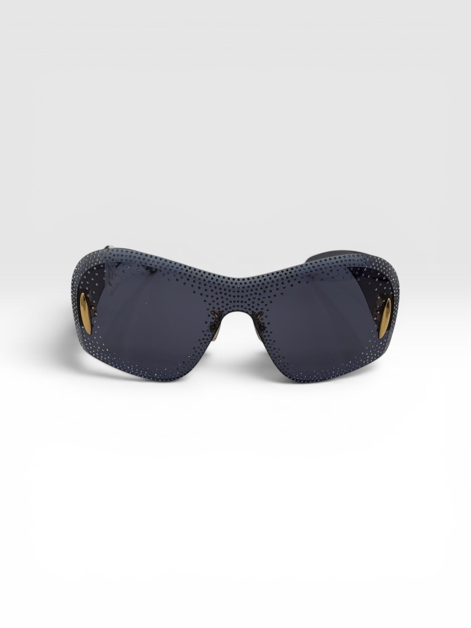 Loewe Starry Night Mask Sunglasses Blue Crystals