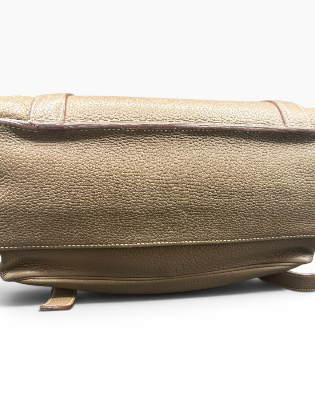 Hermès Steve Messenger 35 Étoupe Clémence Leather Bag with COA