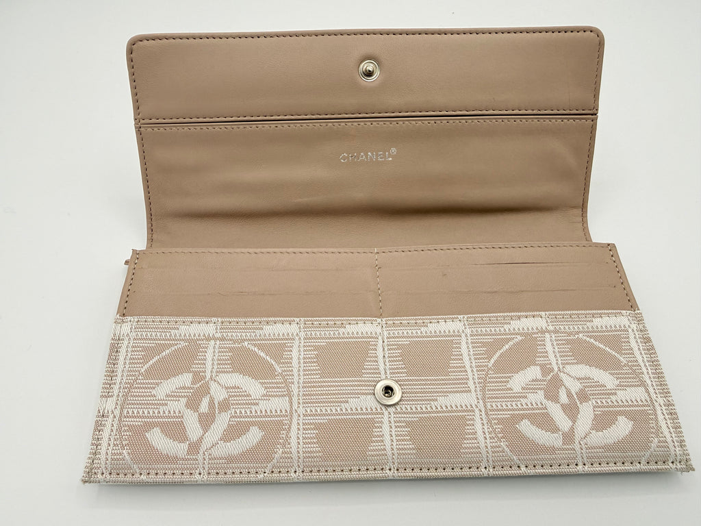 Chanel Nylon Travel Line Long Wallet