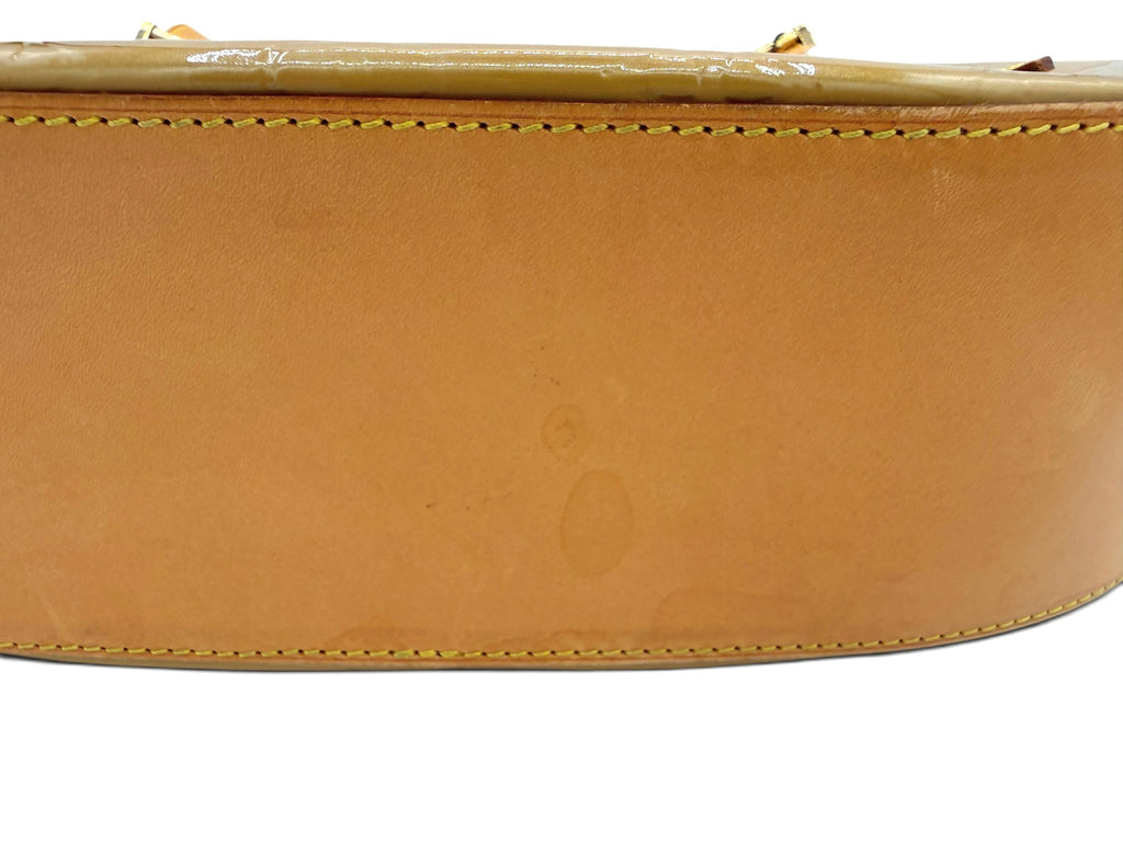 Louis Vuitton Vintage Vernis Biscayne Bay Shoulder Bag Carmel Patent Leather