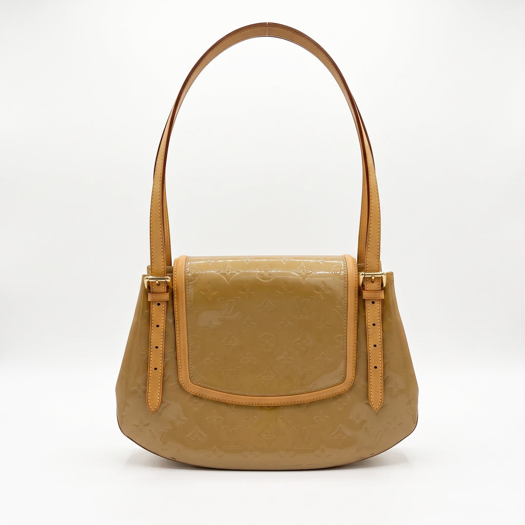 Louis Vuitton Vintage Vernis Biscayne Bay Shoulder Bag Carmel Patent Leather