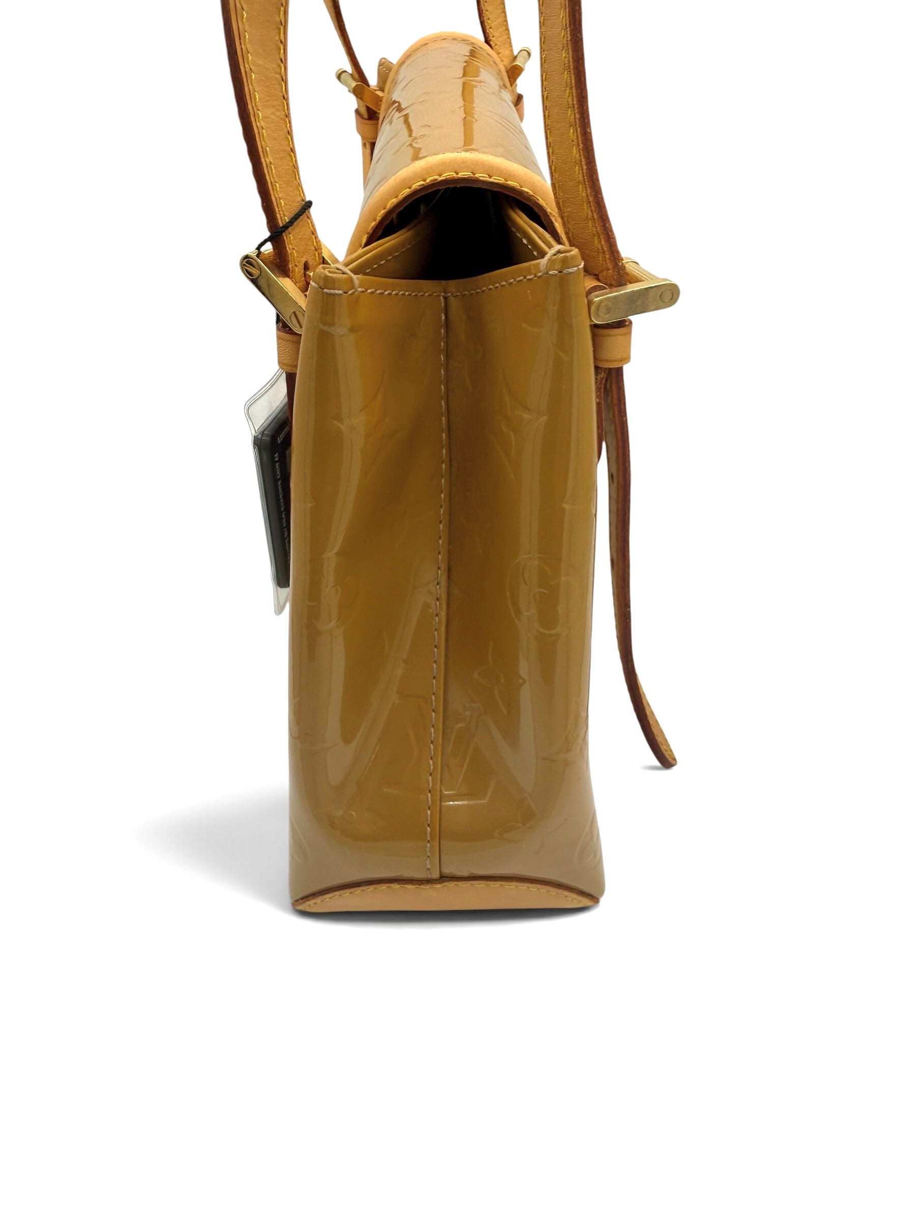 Louis Vuitton Vintage Vernis Biscayne Bay Shoulder Bag Carmel Patent Leather