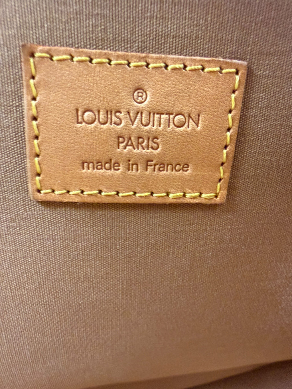 Louis Vuitton Vintage Vernis Biscayne Bay Shoulder Bag Carmel Patent Leather