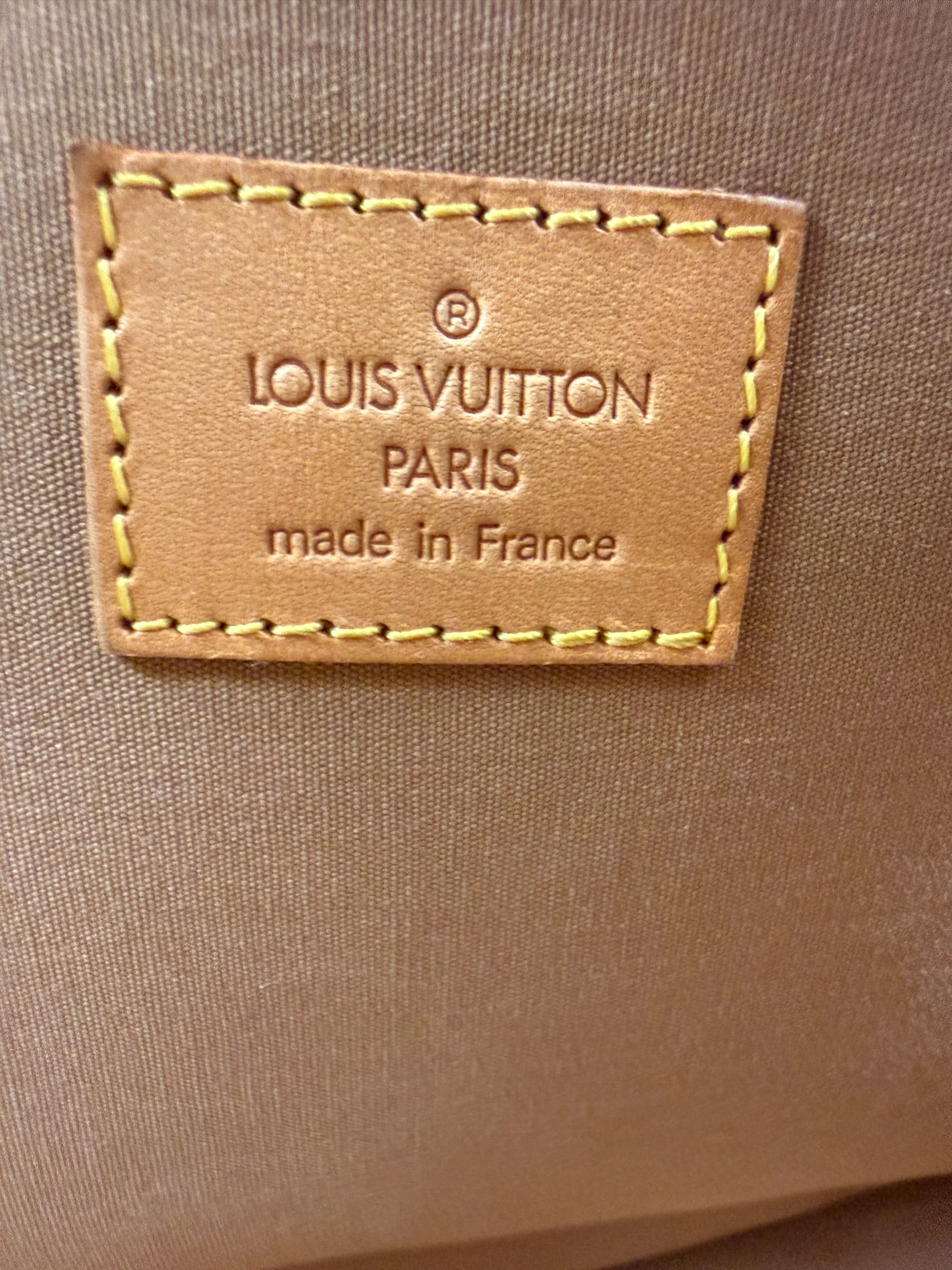 Louis Vuitton Vintage Vernis Biscayne Bay Shoulder Bag Carmel Patent Leather