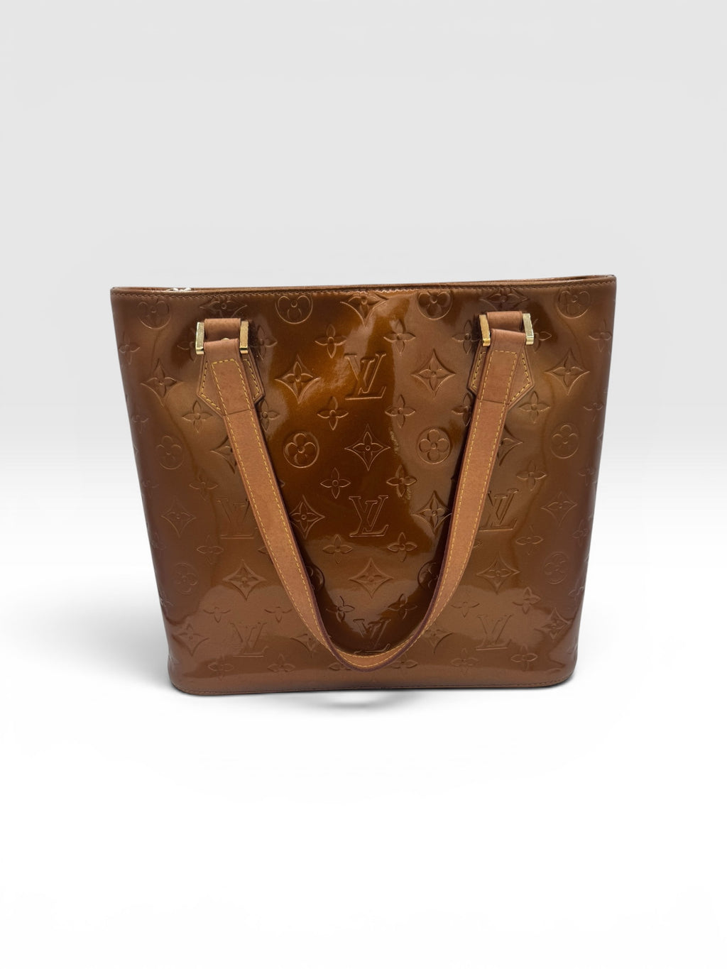 Louis Vuitton Monogram Vernis Houston Tote Bronze