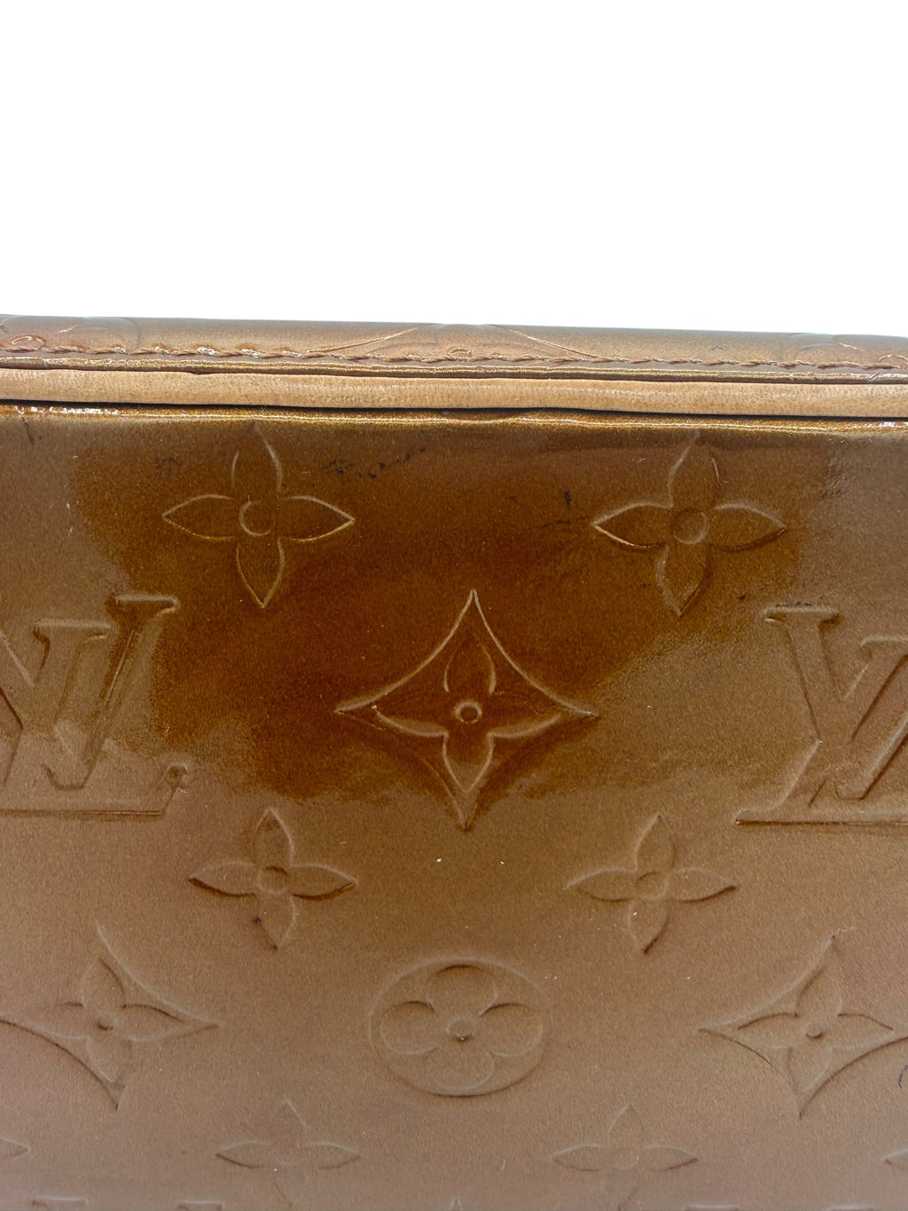Louis Vuitton Monogram Vernis Houston Tote Bronze