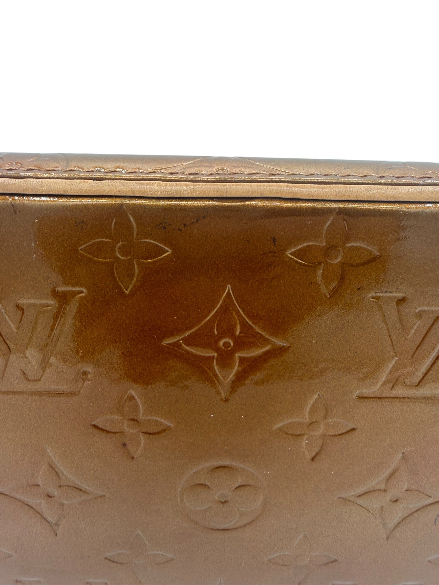 Louis Vuitton Monogram Vernis Houston Tote Bronze