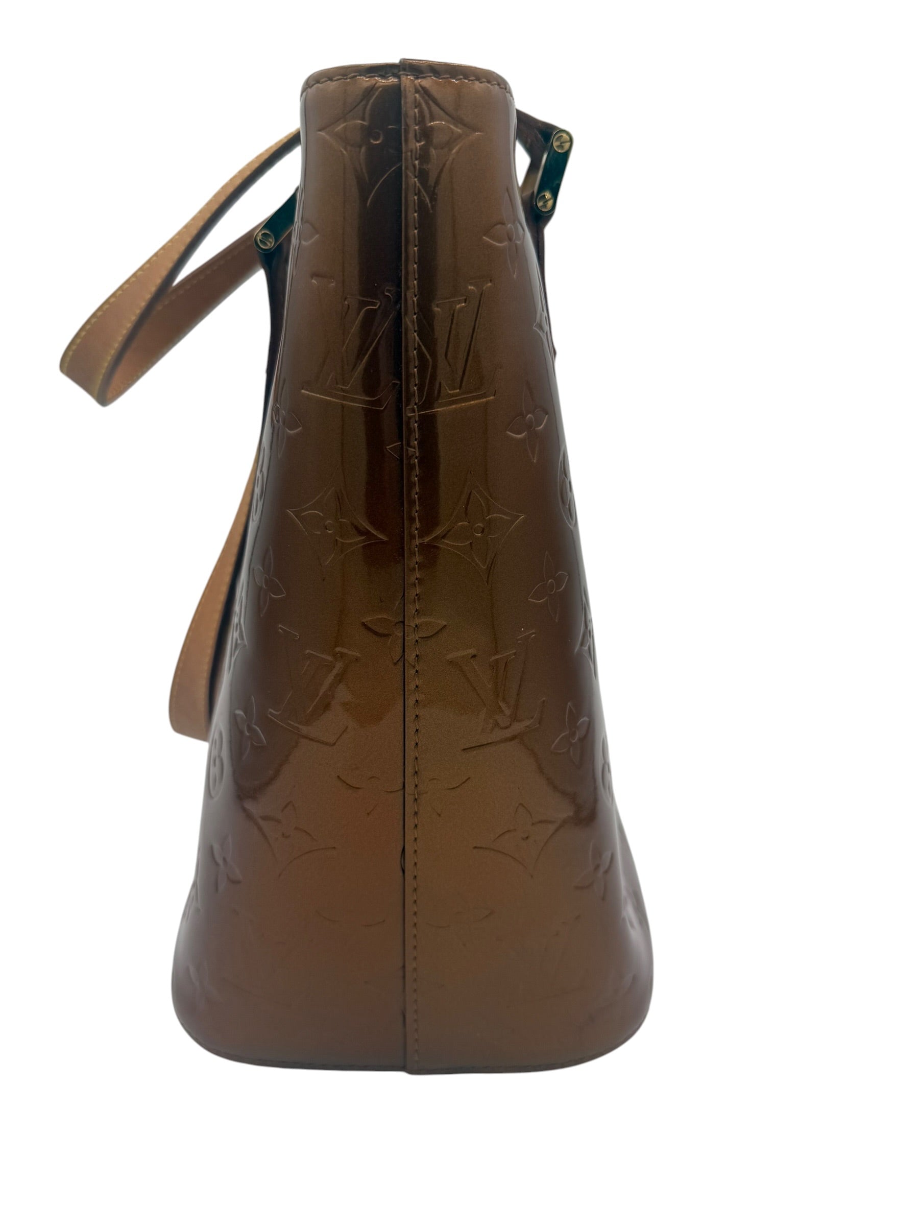 Louis Vuitton Monogram Vernis Houston Tote Bronze