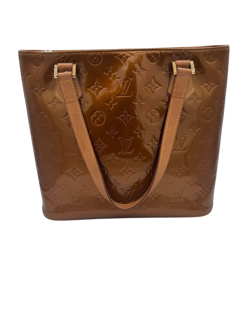 Louis Vuitton Monogram Vernis Houston Tote Bronze