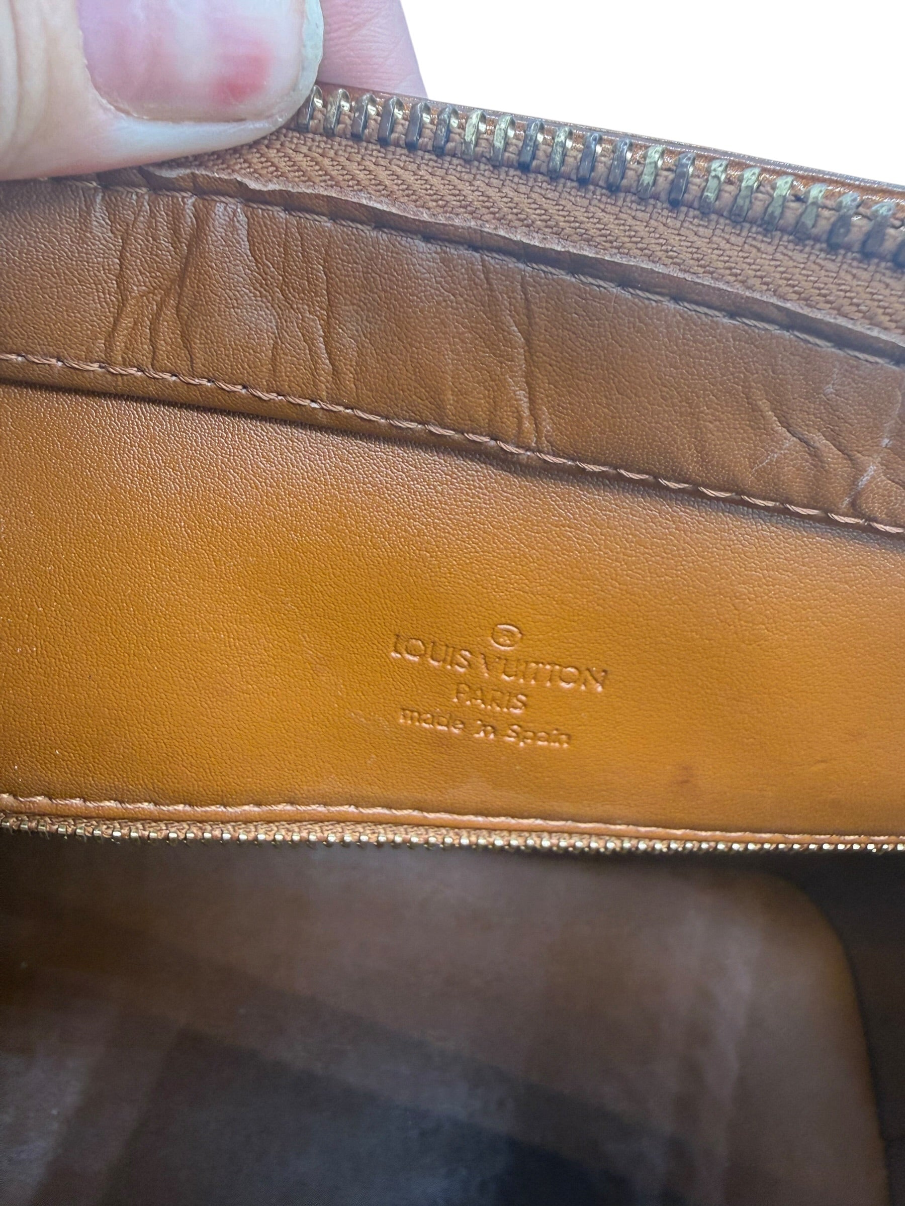 Louis Vuitton Monogram Vernis Houston Tote Bronze